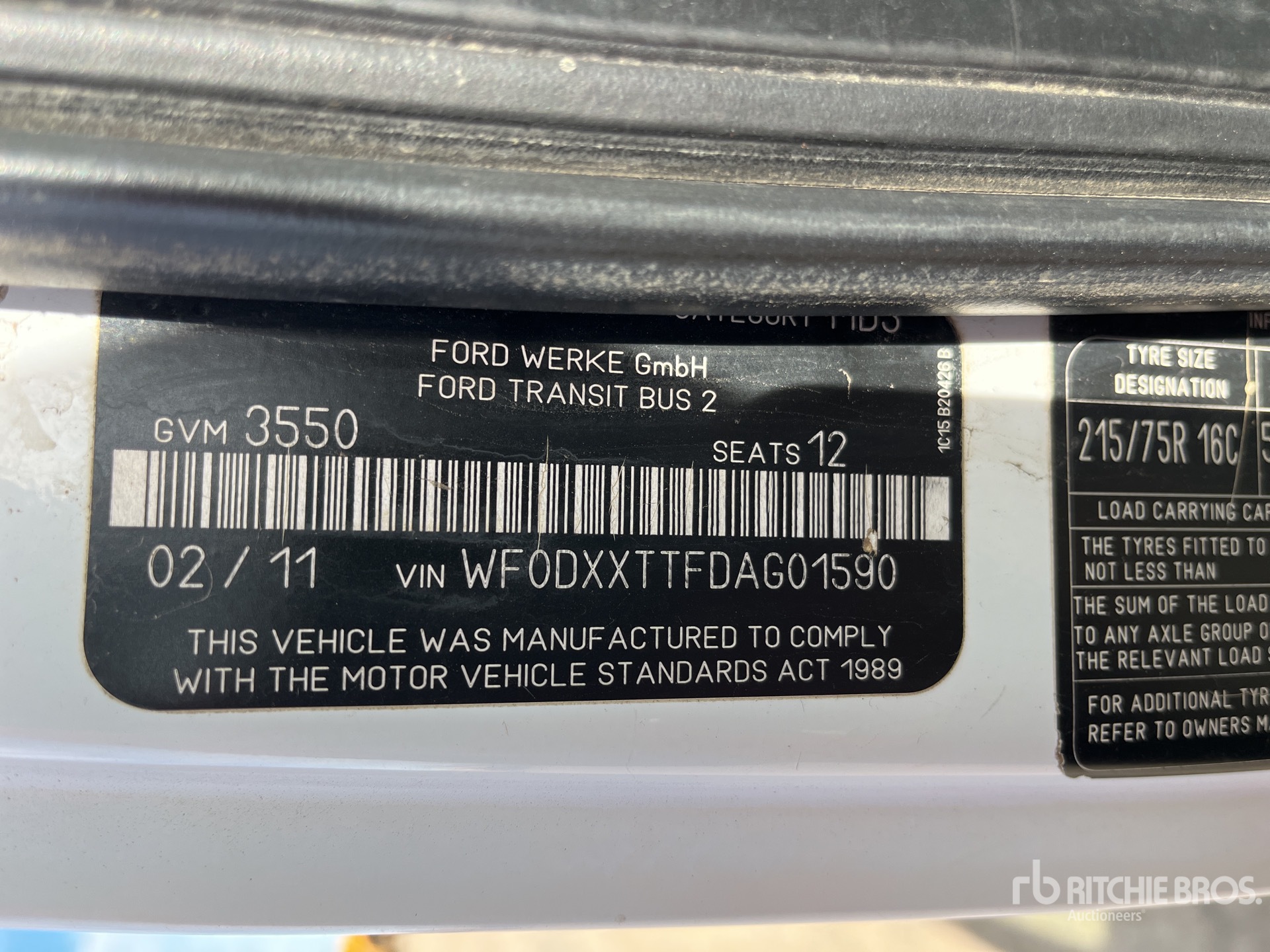 2011 Ford TRANSIT