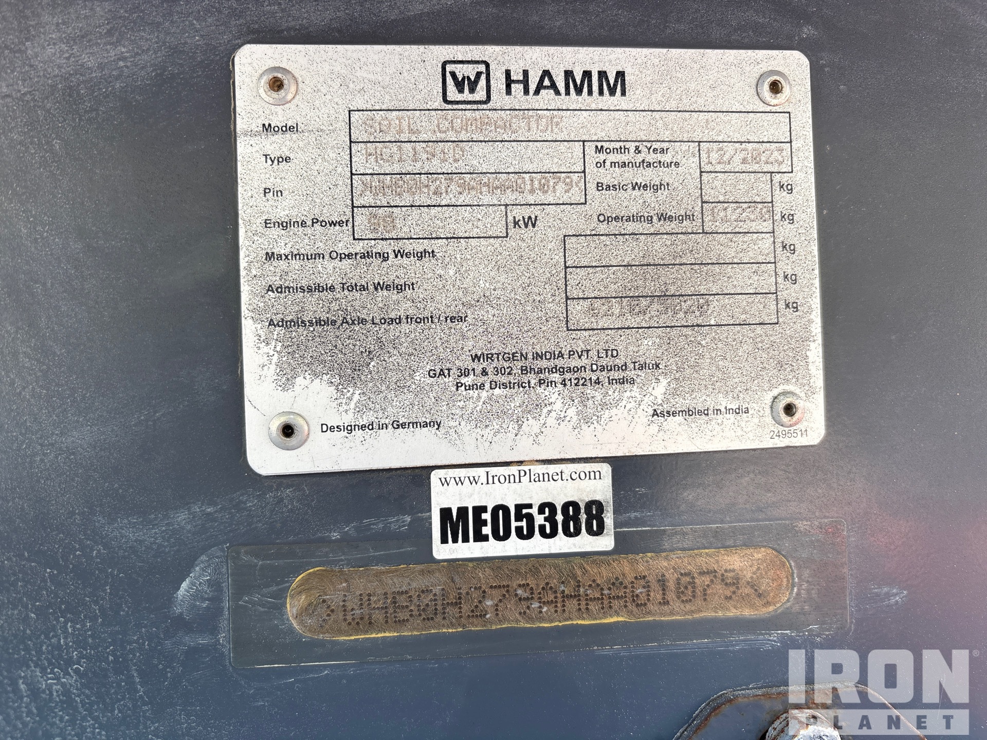 2023 Hamm HC119ID