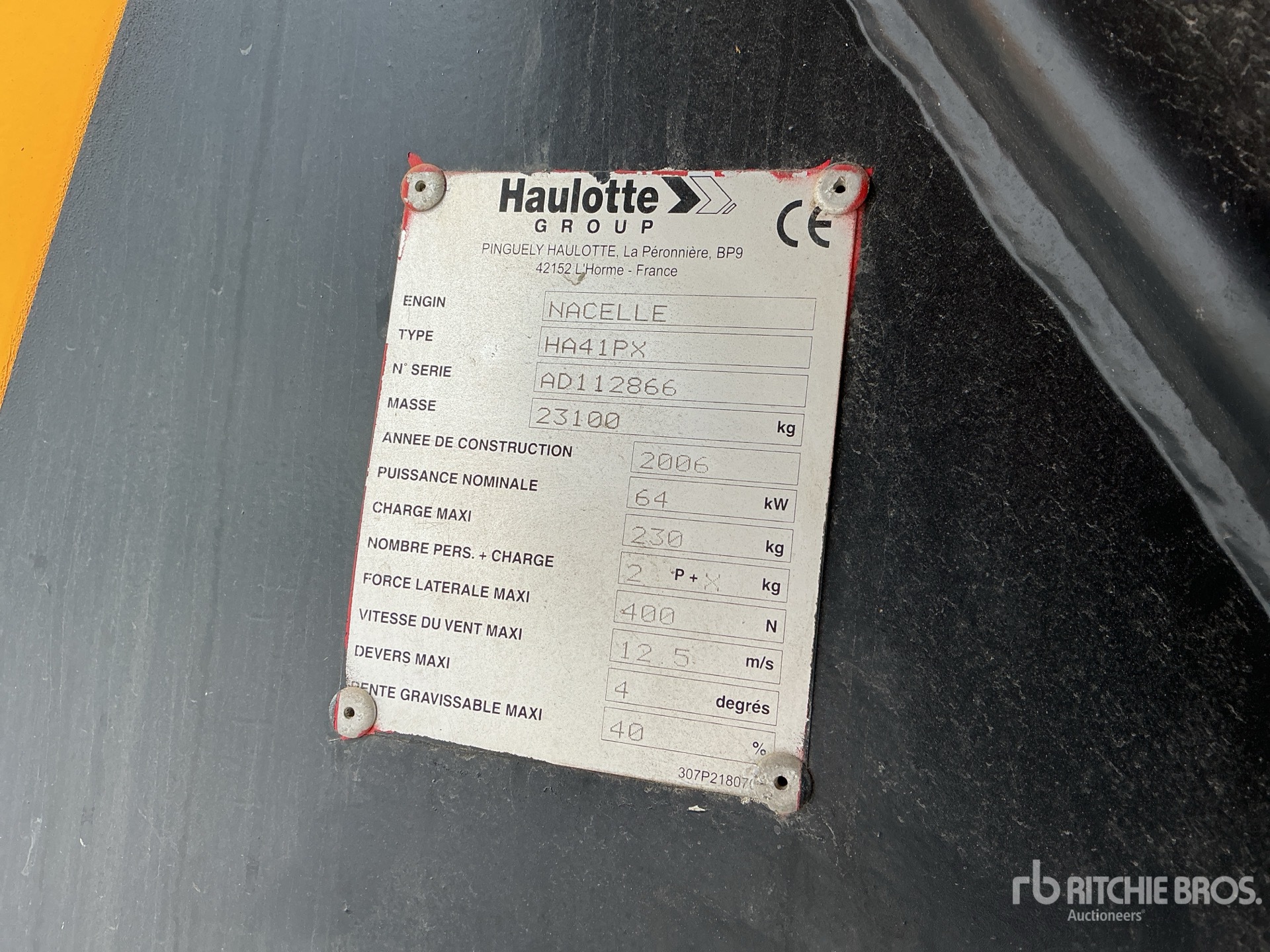 2006 Haulotte HA41PX