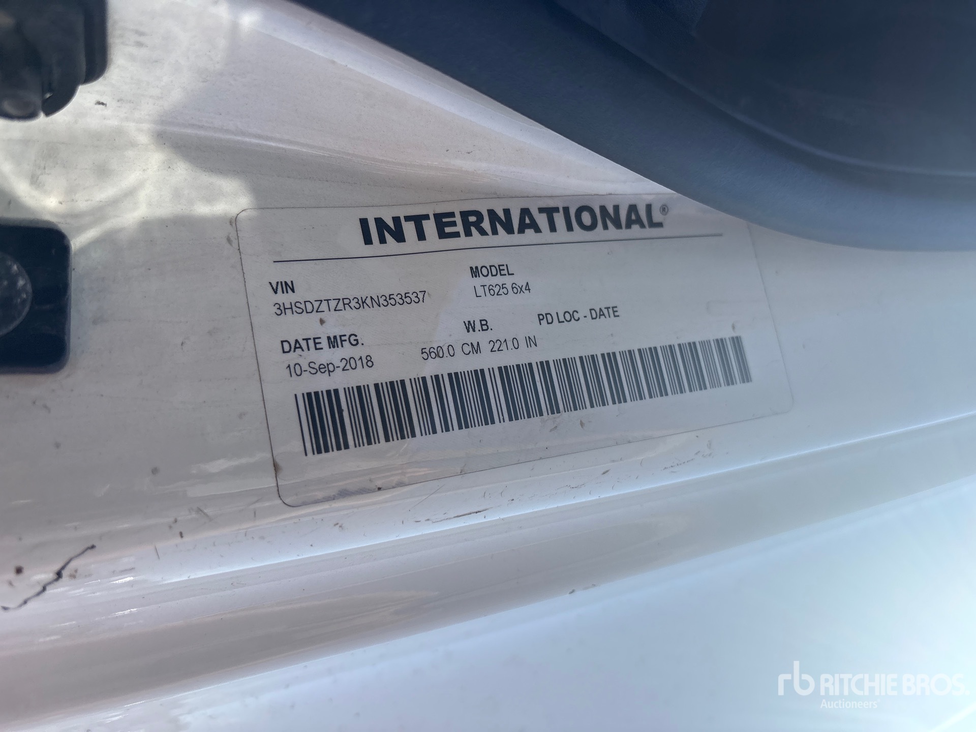 2019 International LT625