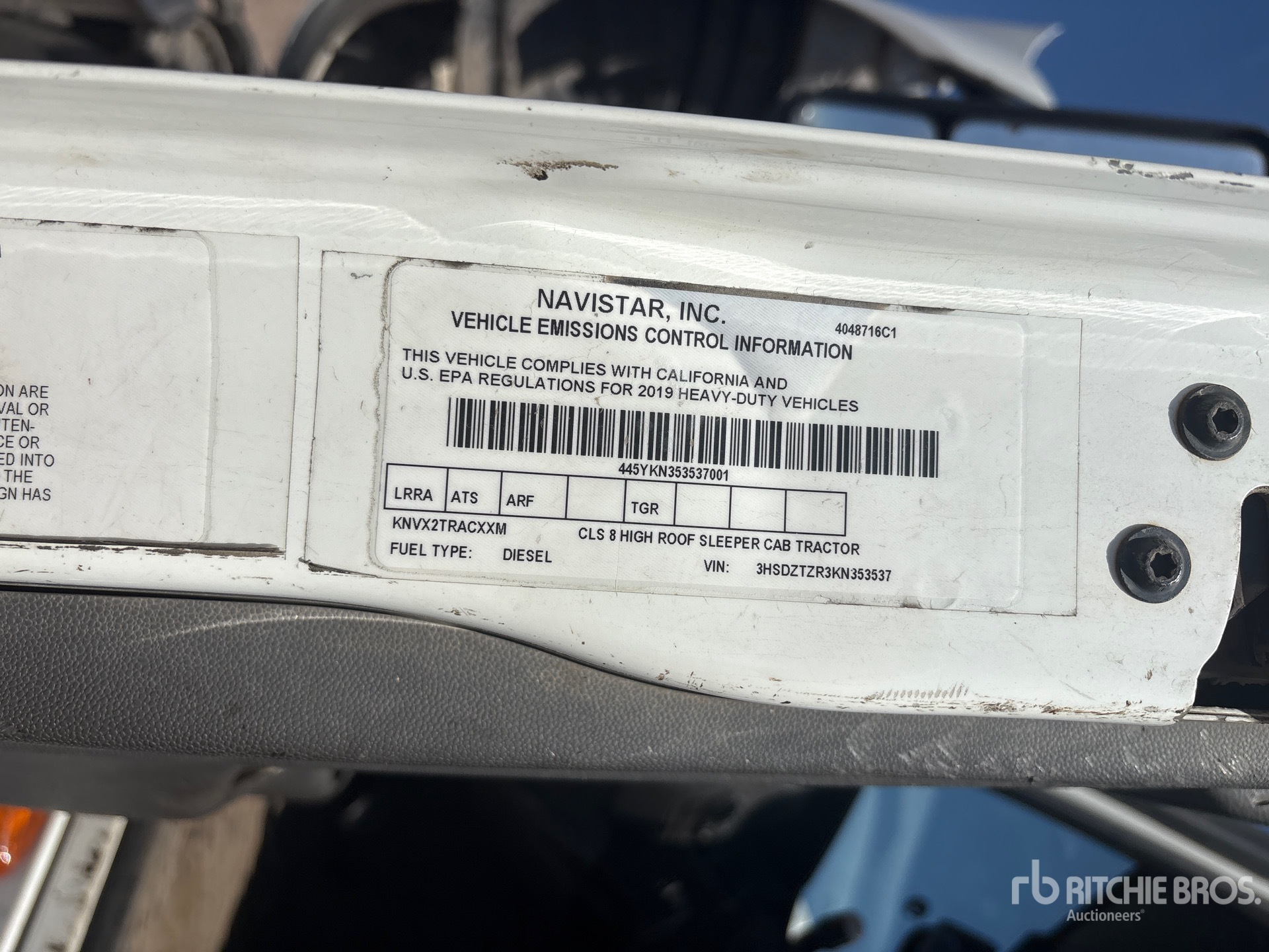 2019 International LT625