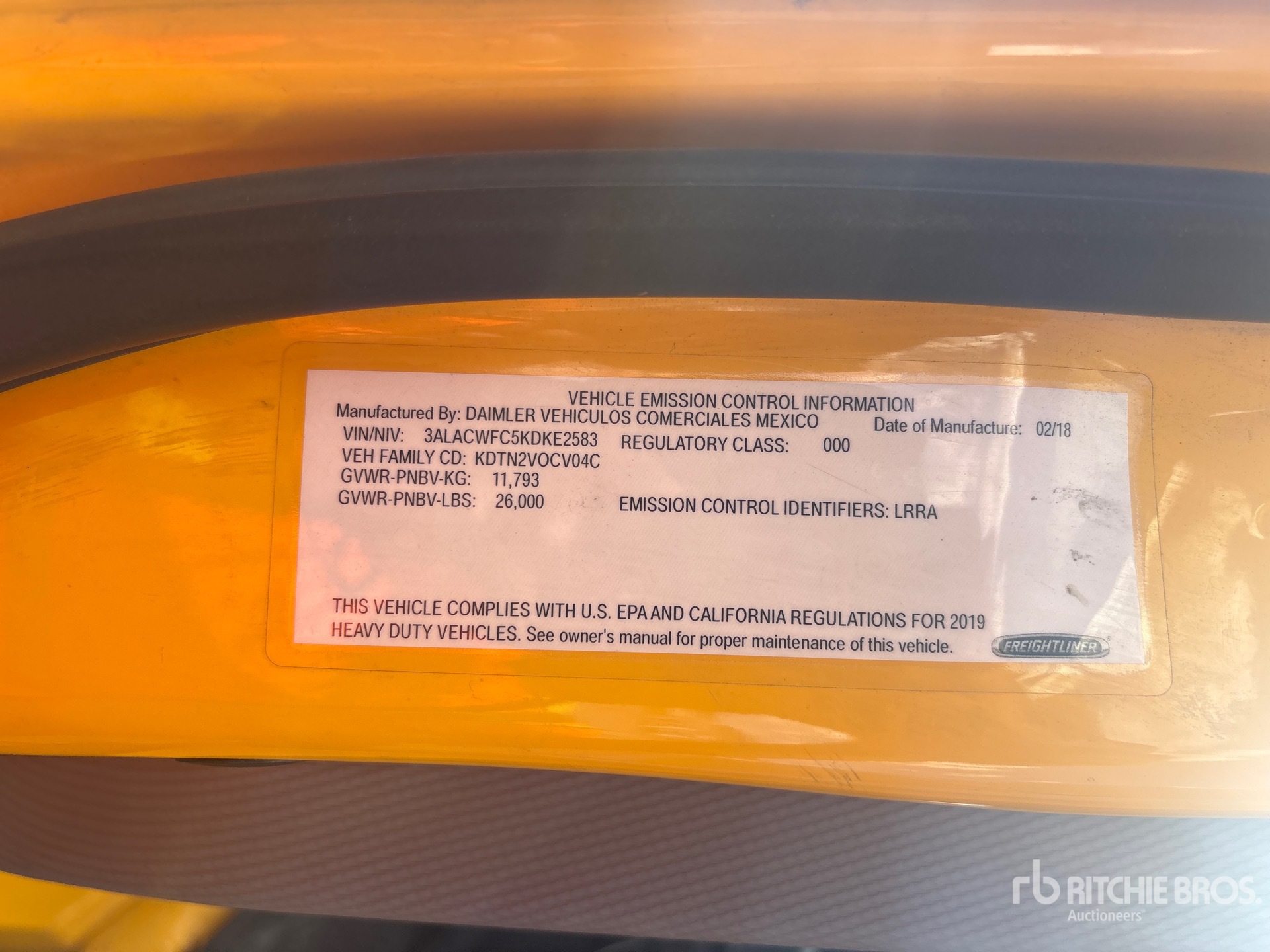 2019 Freightliner M2 106