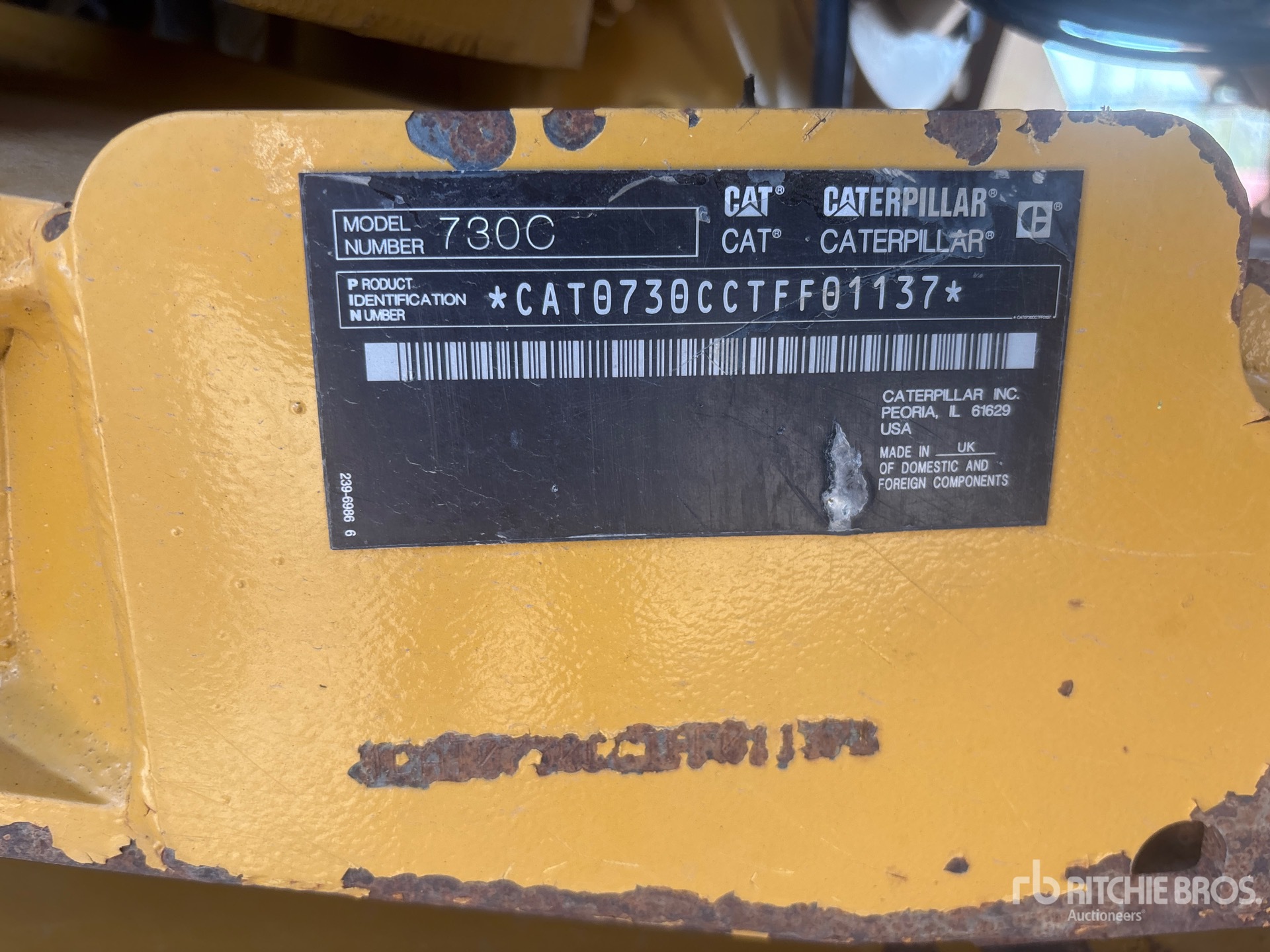 2015 Caterpillar 730C