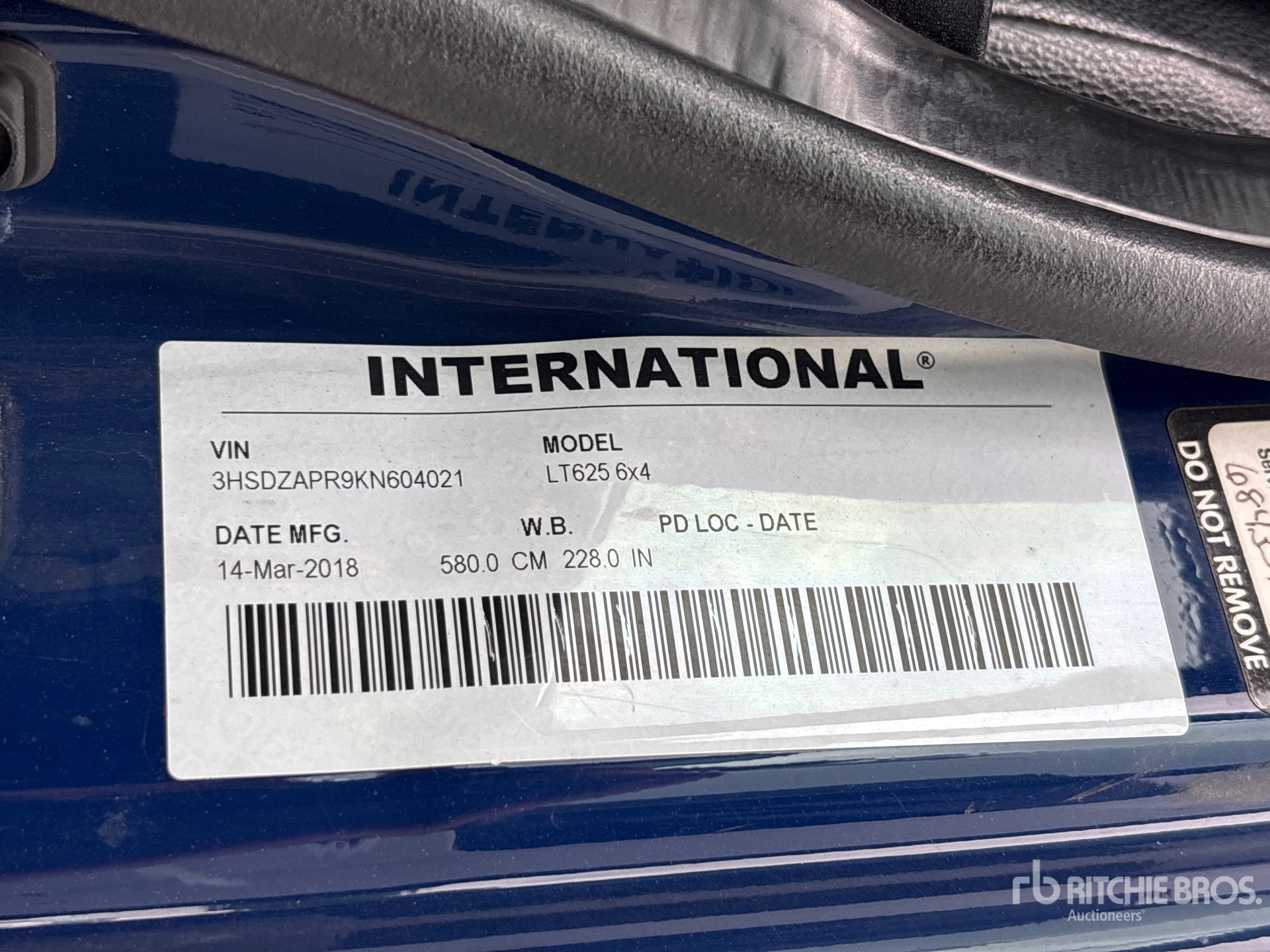 2019 International LT625