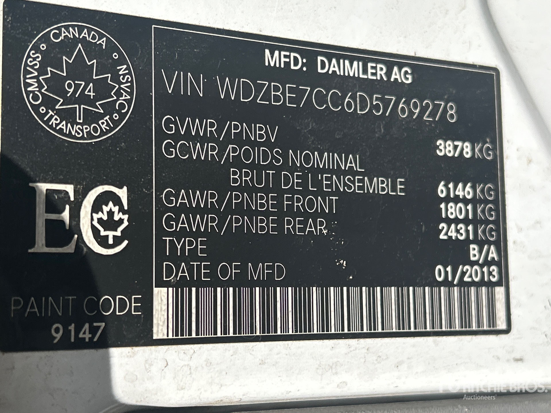 Photo of a 2013 Mercedes-Benz SPRINTER 2500