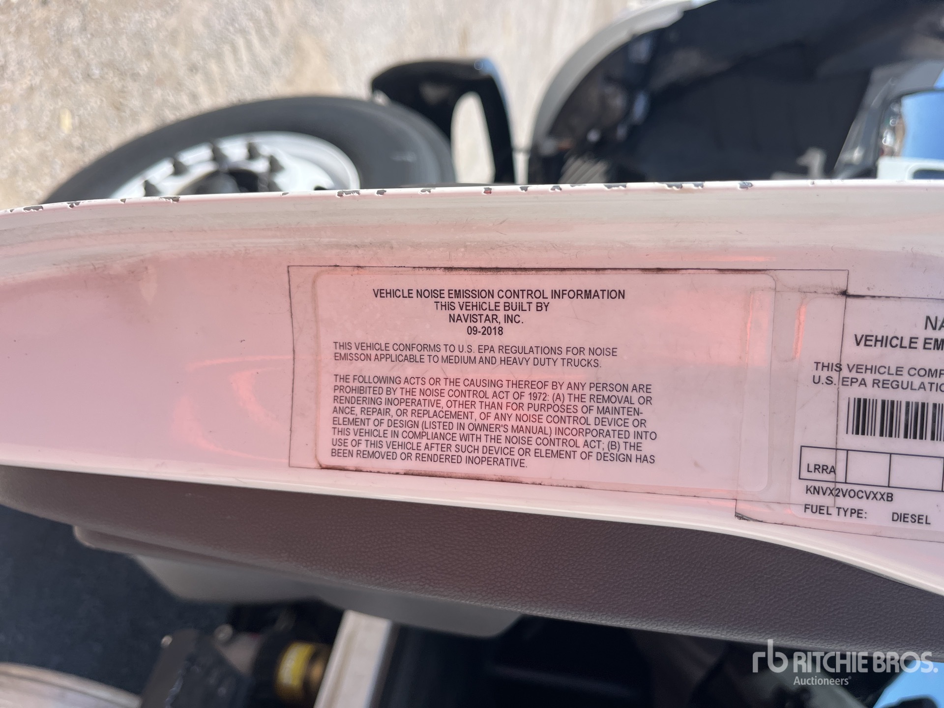 2019 International MV607