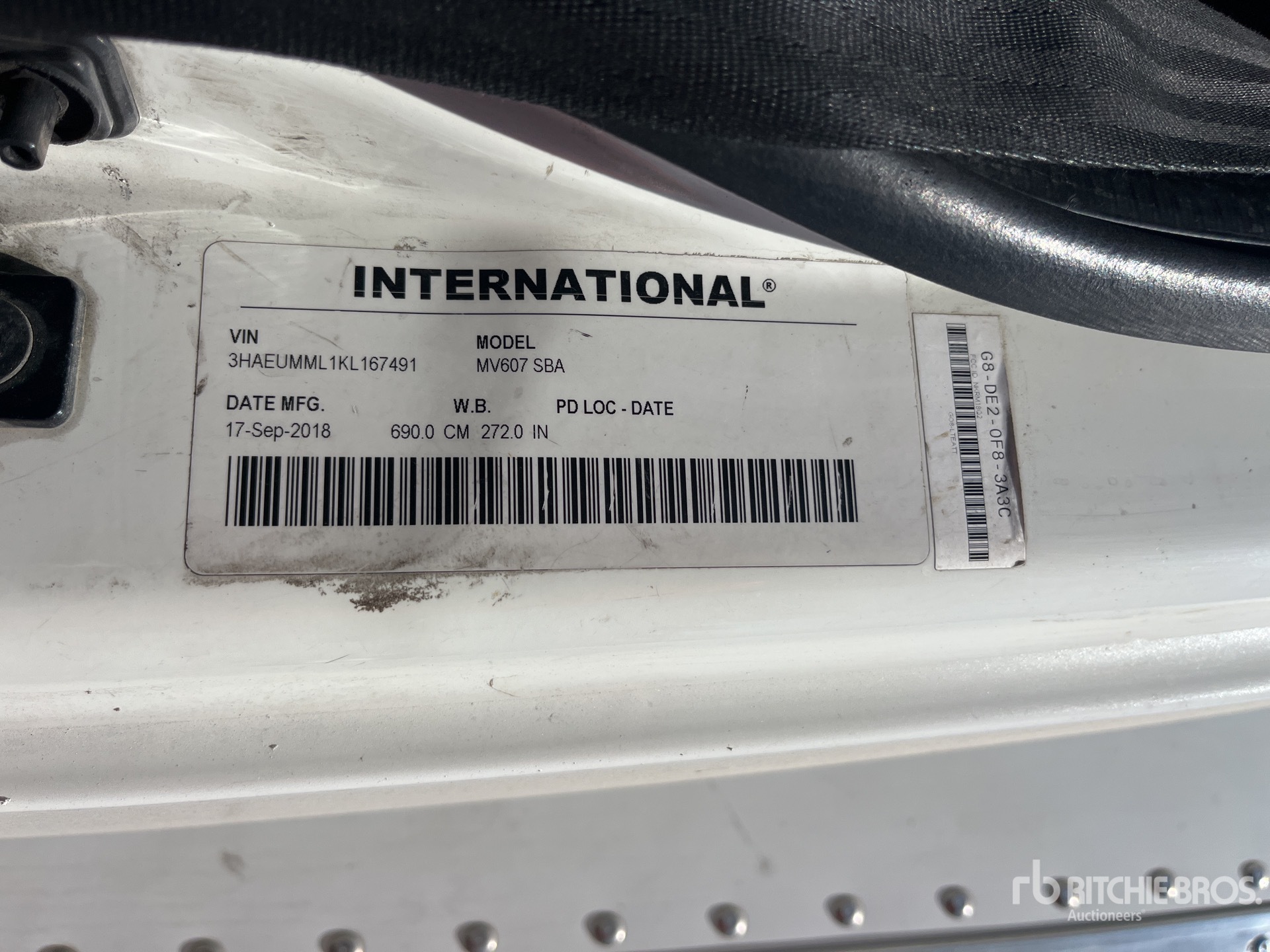 2019 International MV607