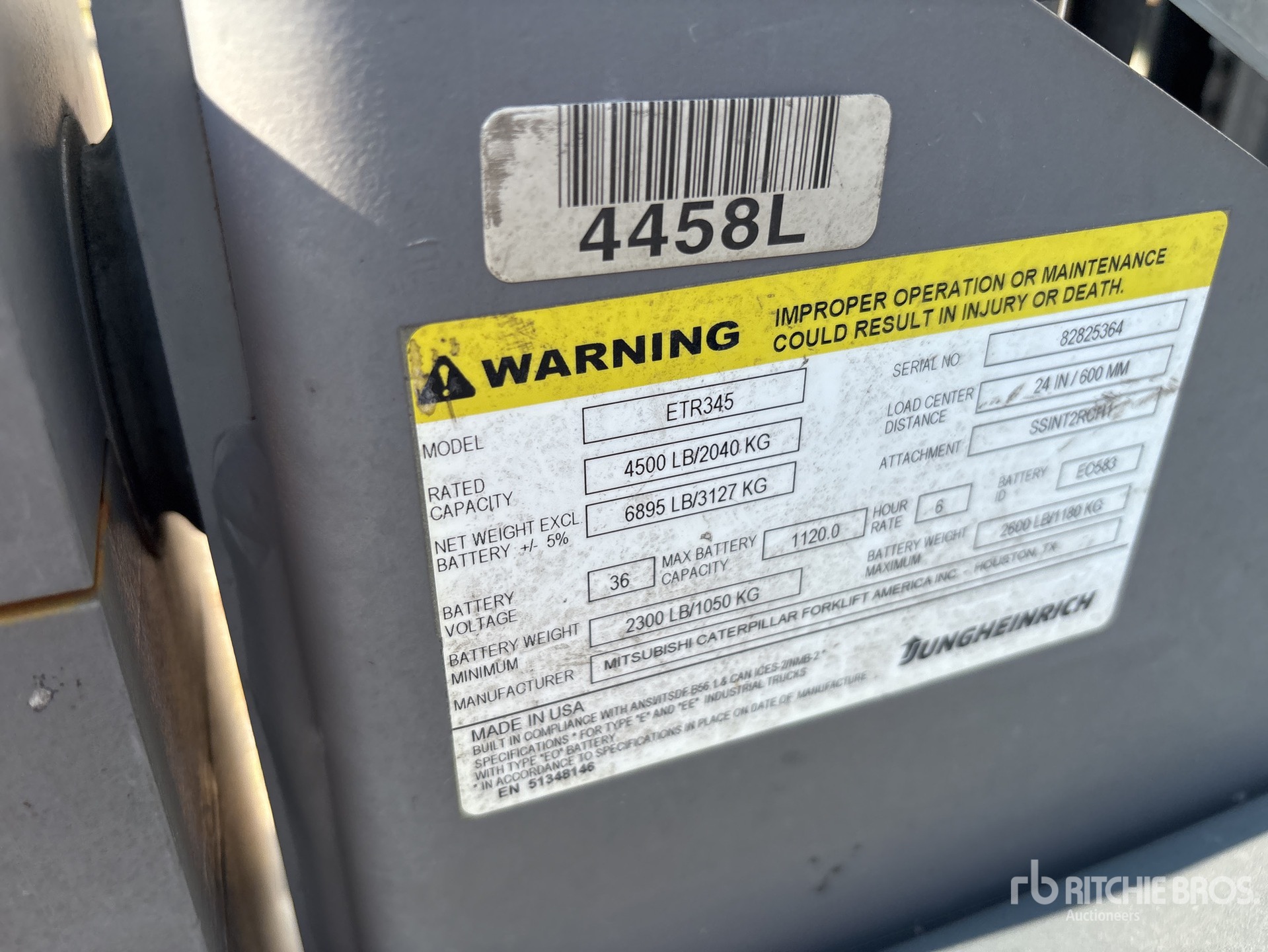 Photo of a 2019 Jungheinrich ERT345