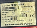 General Appearance with Refrigeration Unit Serial Number