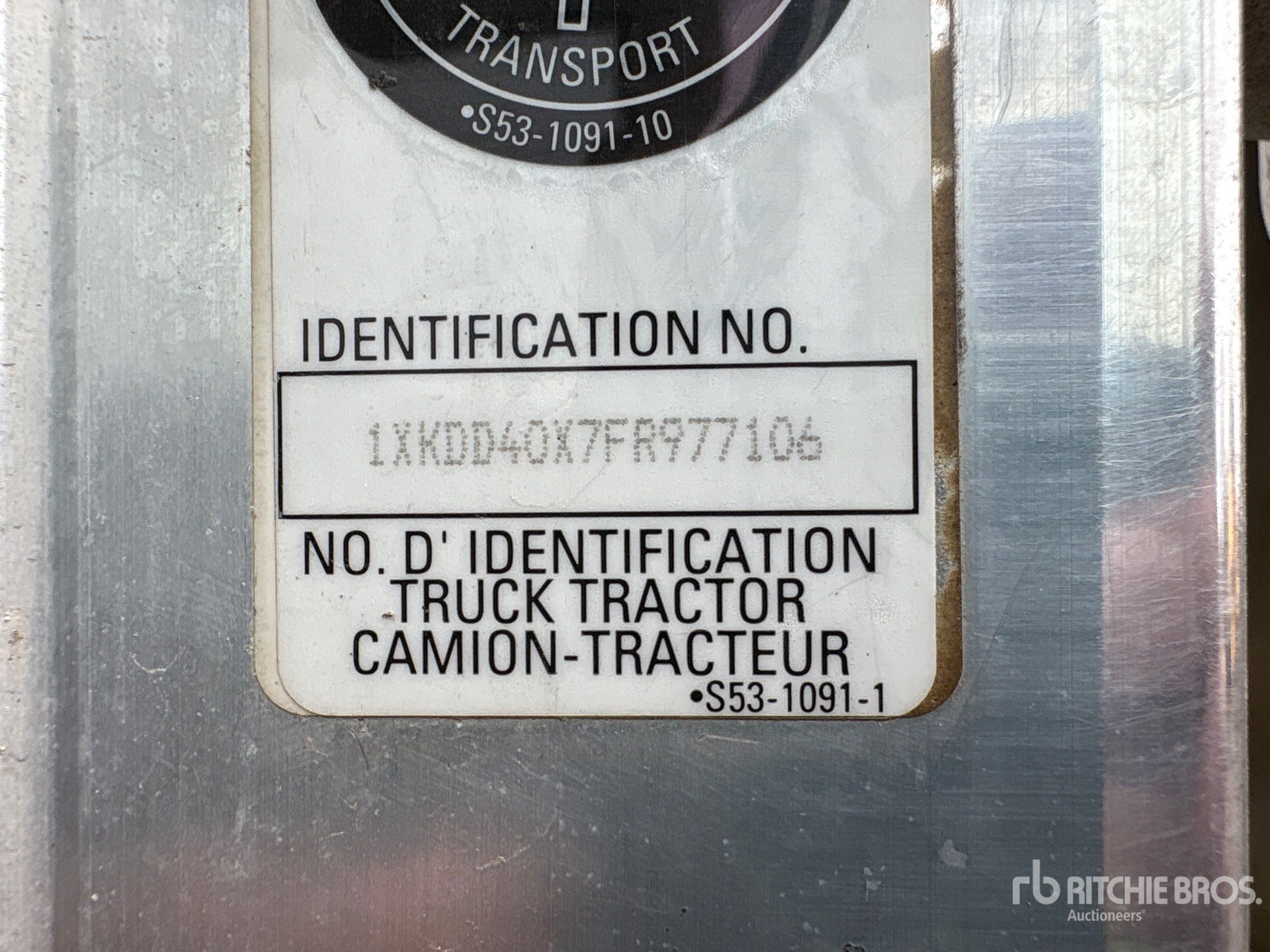 2015 Kenworth T800