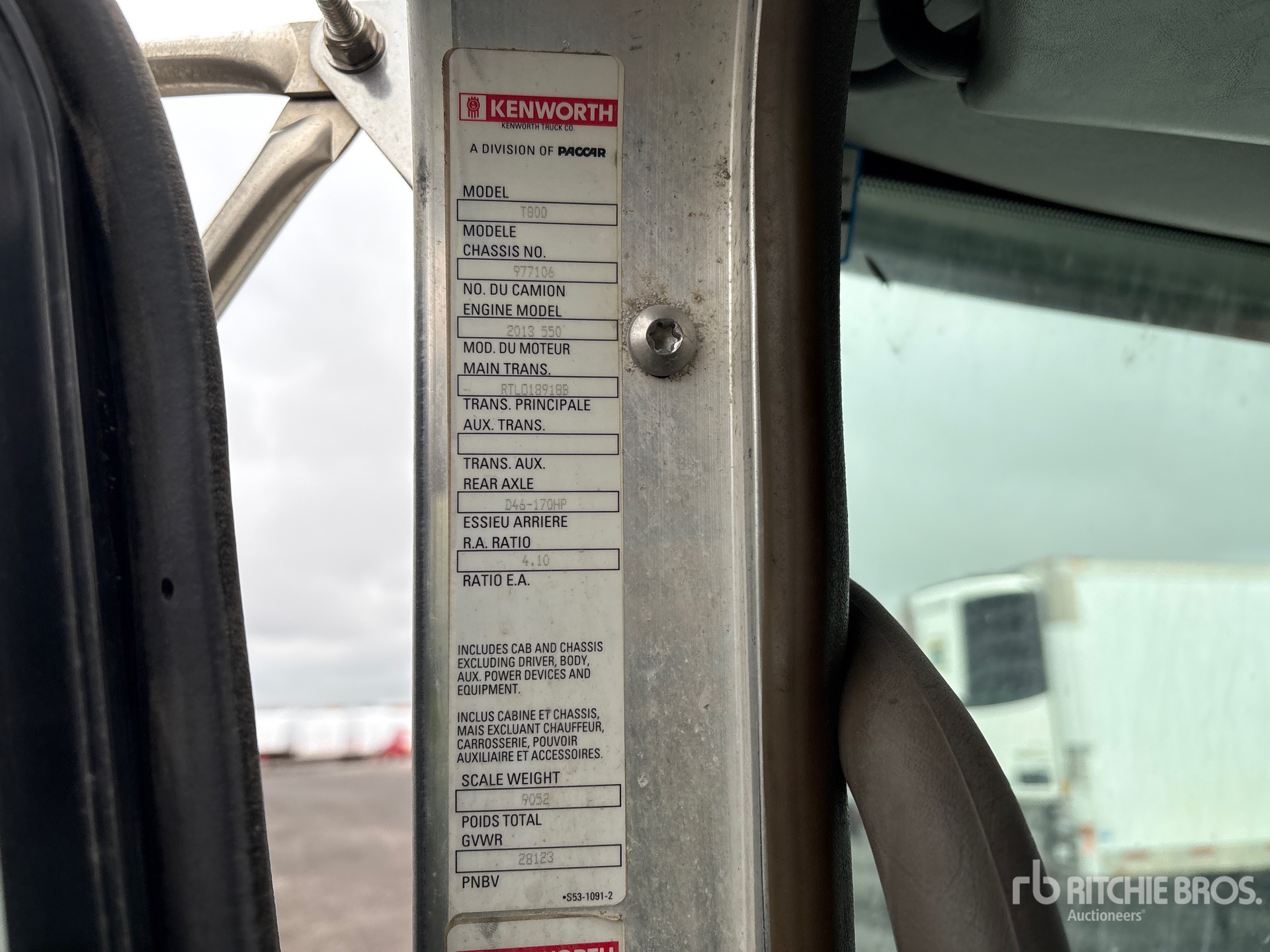 2015 Kenworth T800