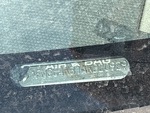 General Appearance with Frame Stamp Serial Number/VIN Photo