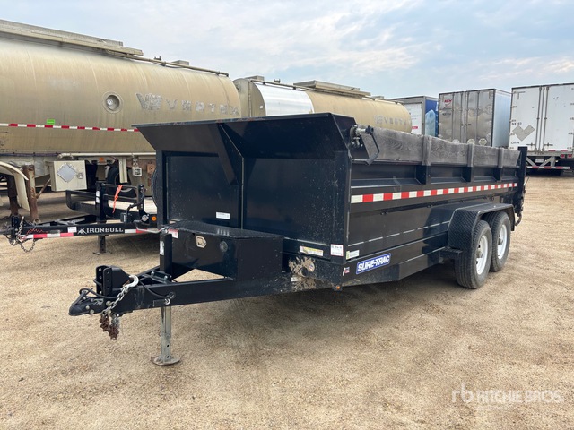 2018 Novae Corp. 16 Ft T/a Dump Utility Trailer