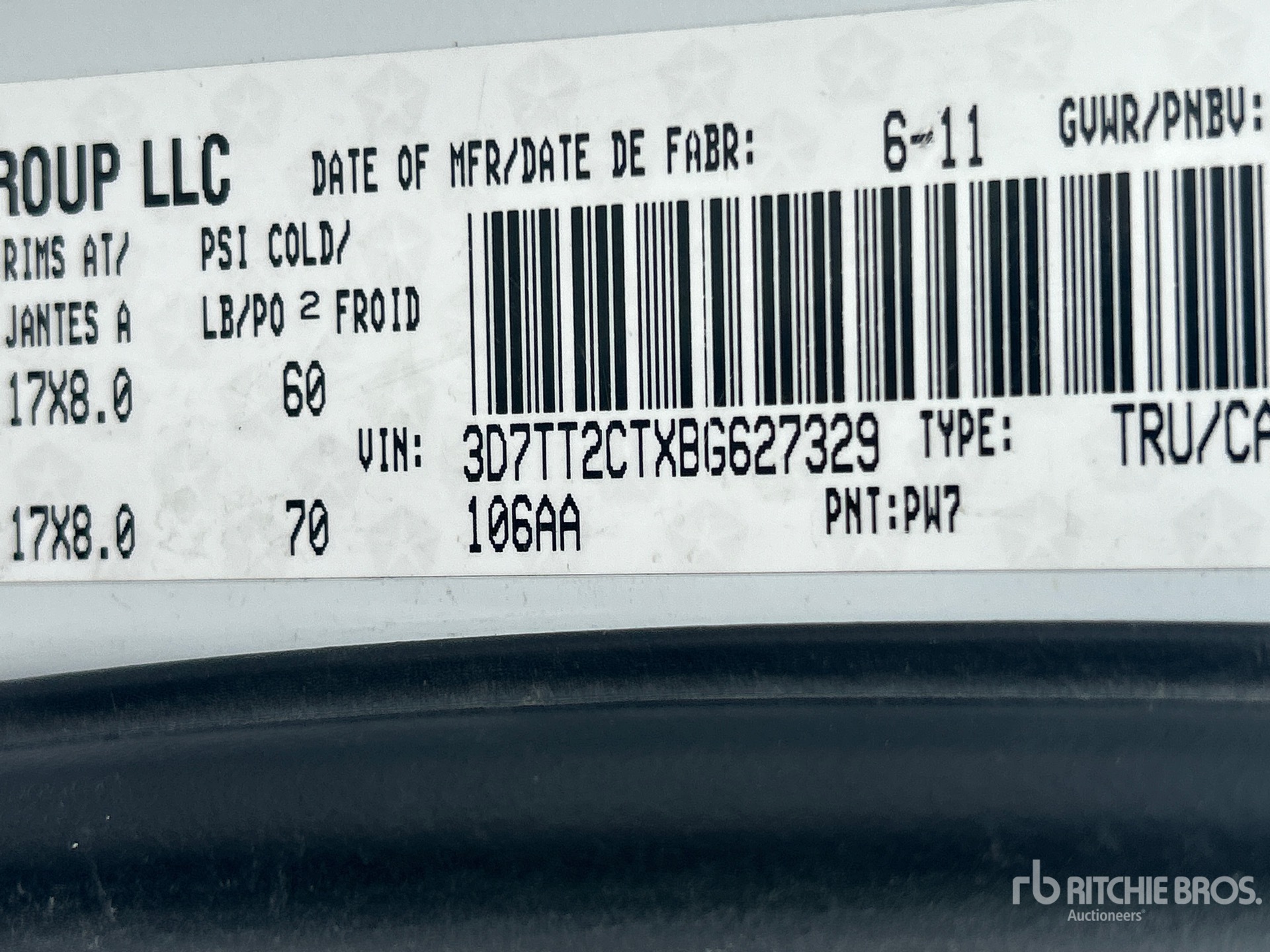 Photo of a 2011 Dodge RAM 2500