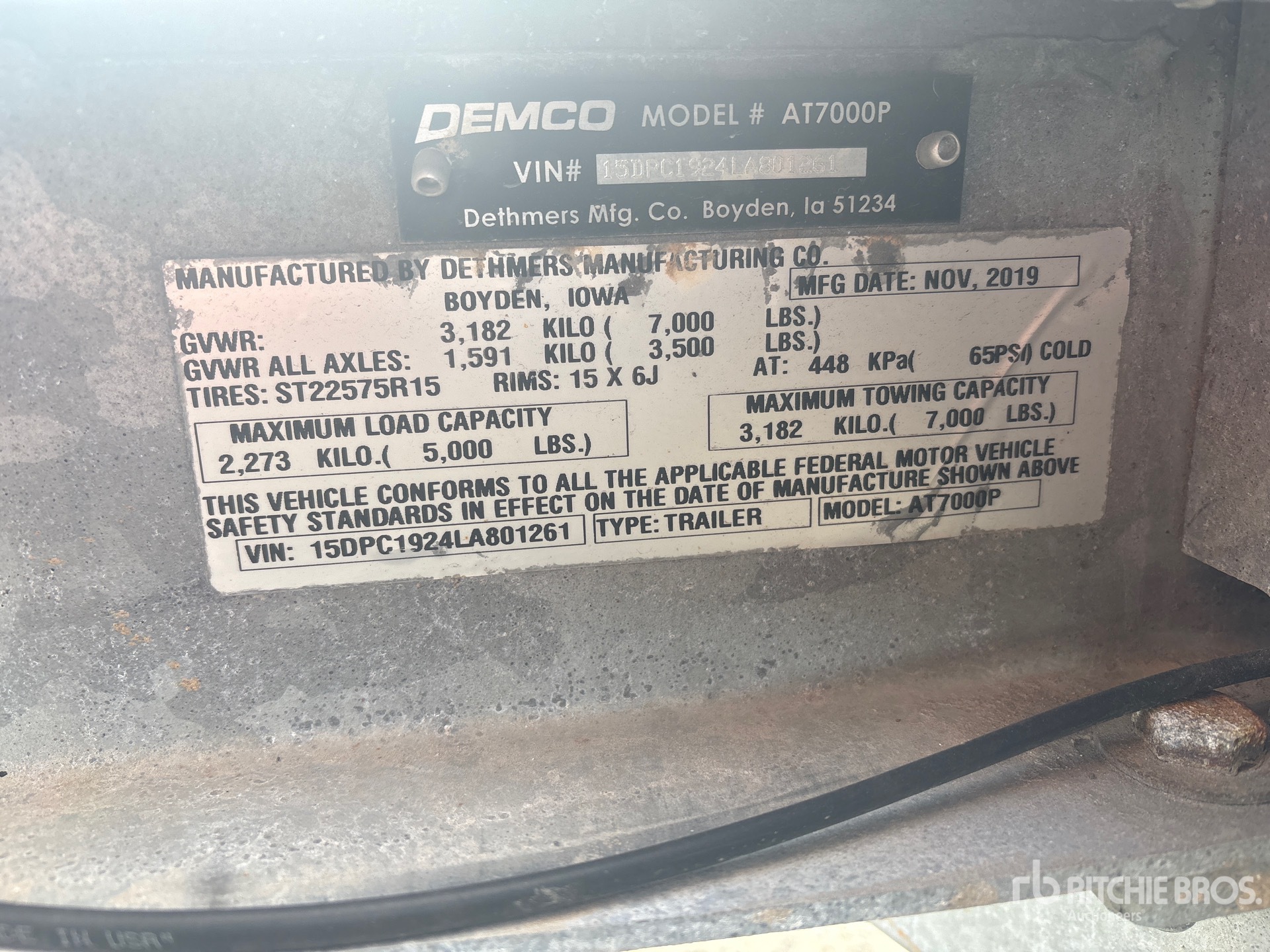 2020 Demco AT7000P