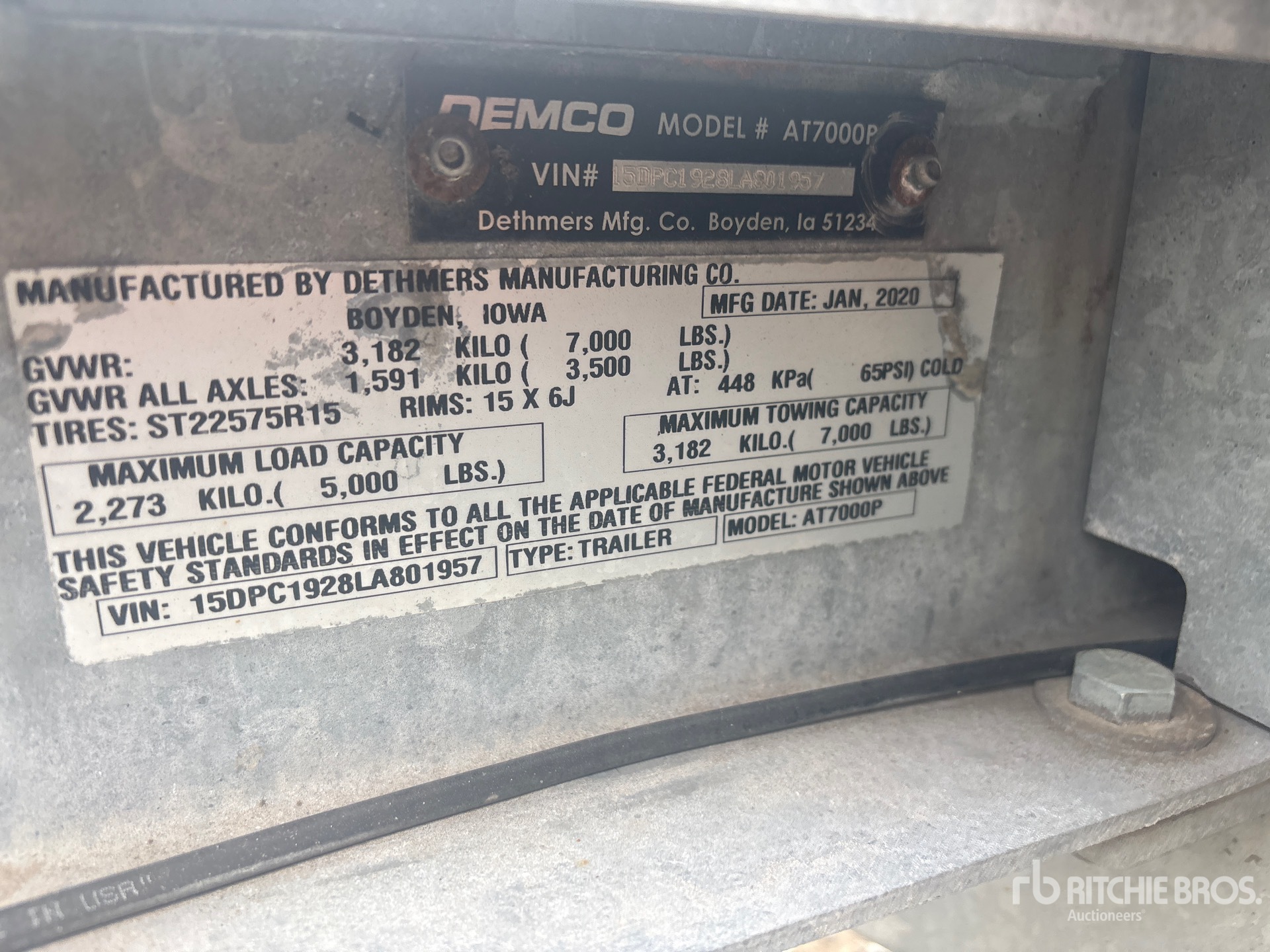 2020 Demco AT7000P