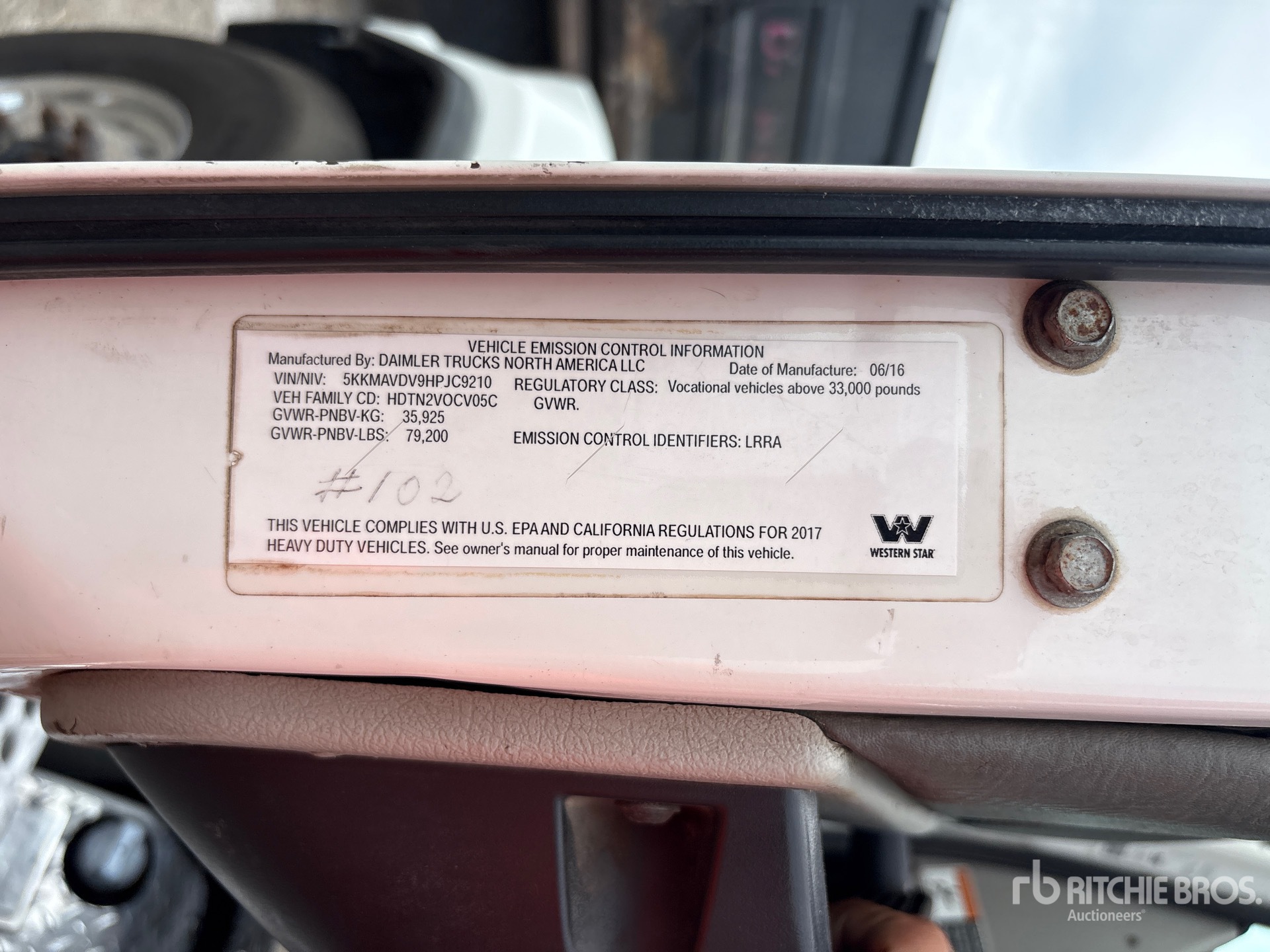 2017 Western Star 4700SF