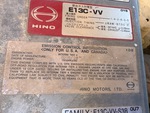 Engine with Emission Label