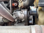 Engine with A/C Compressor