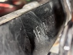 General Appearance with Frame Stamp Serial Number/VIN Photo