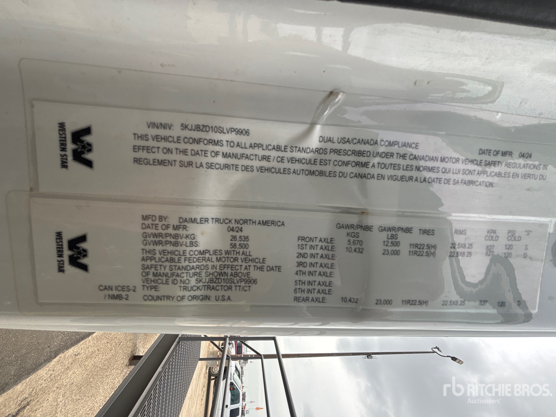 2025 Western Star 57X