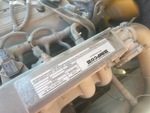 Engine with Emission Label