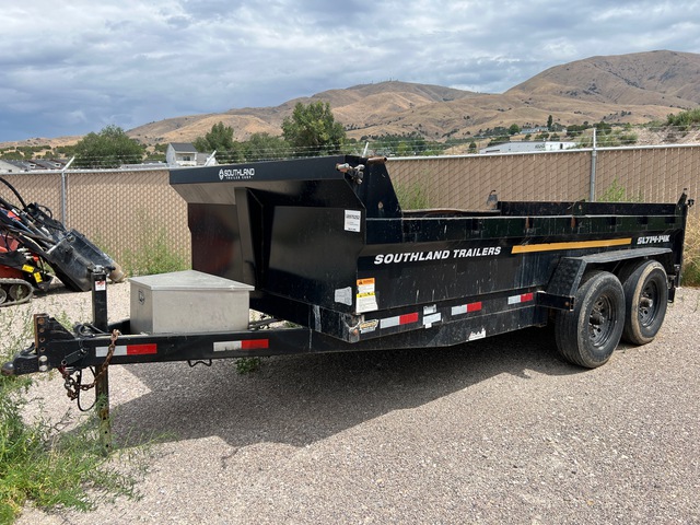 2024 Southland 14 ft T/A Dump Utility Trailer