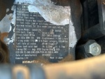 Engine with Emission Label