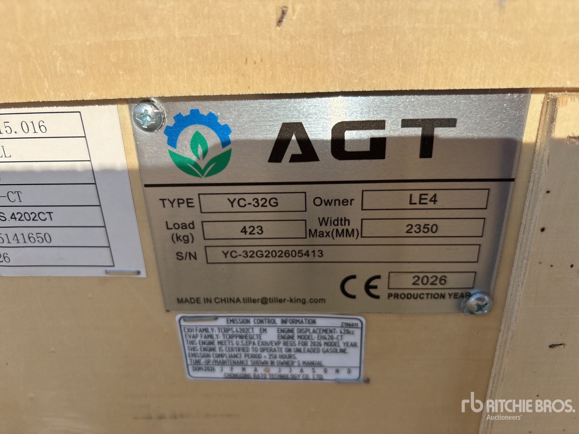 2026 AGT YC-32G