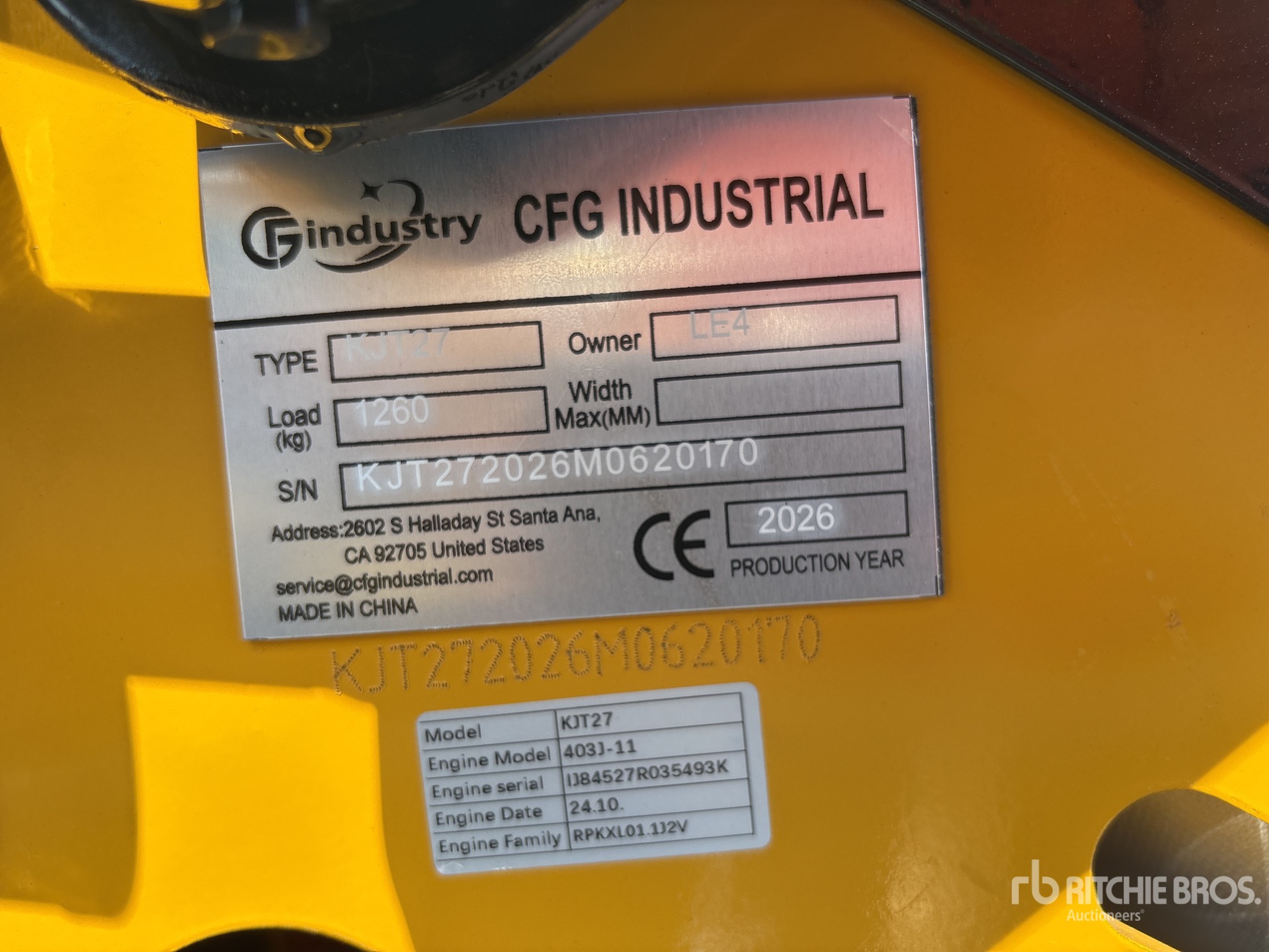 2026 CFG KJT27