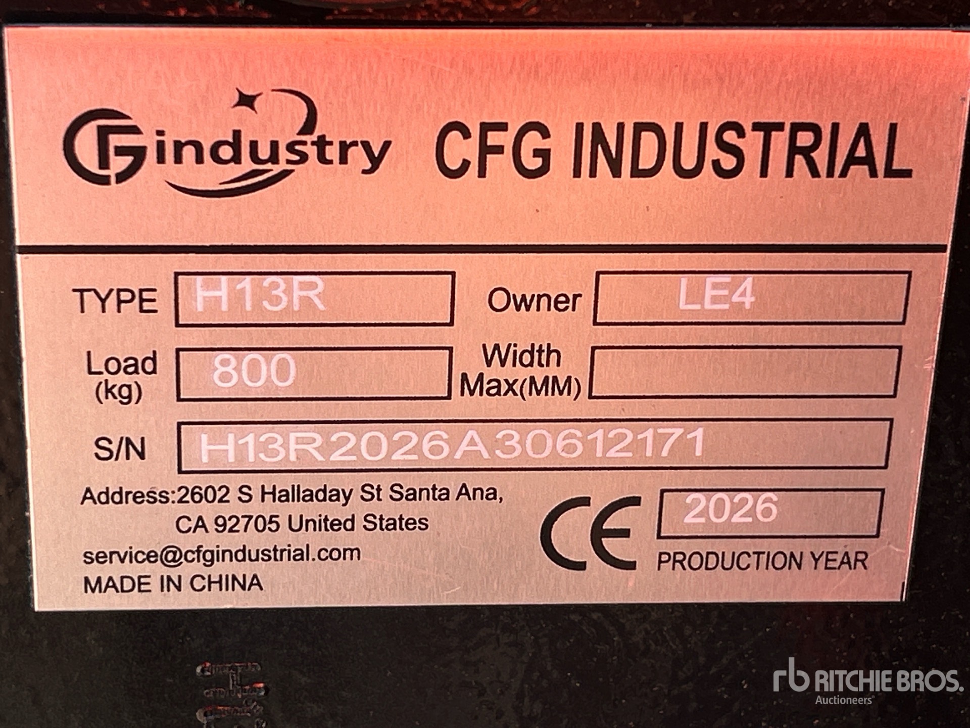 2026 CFG H13R