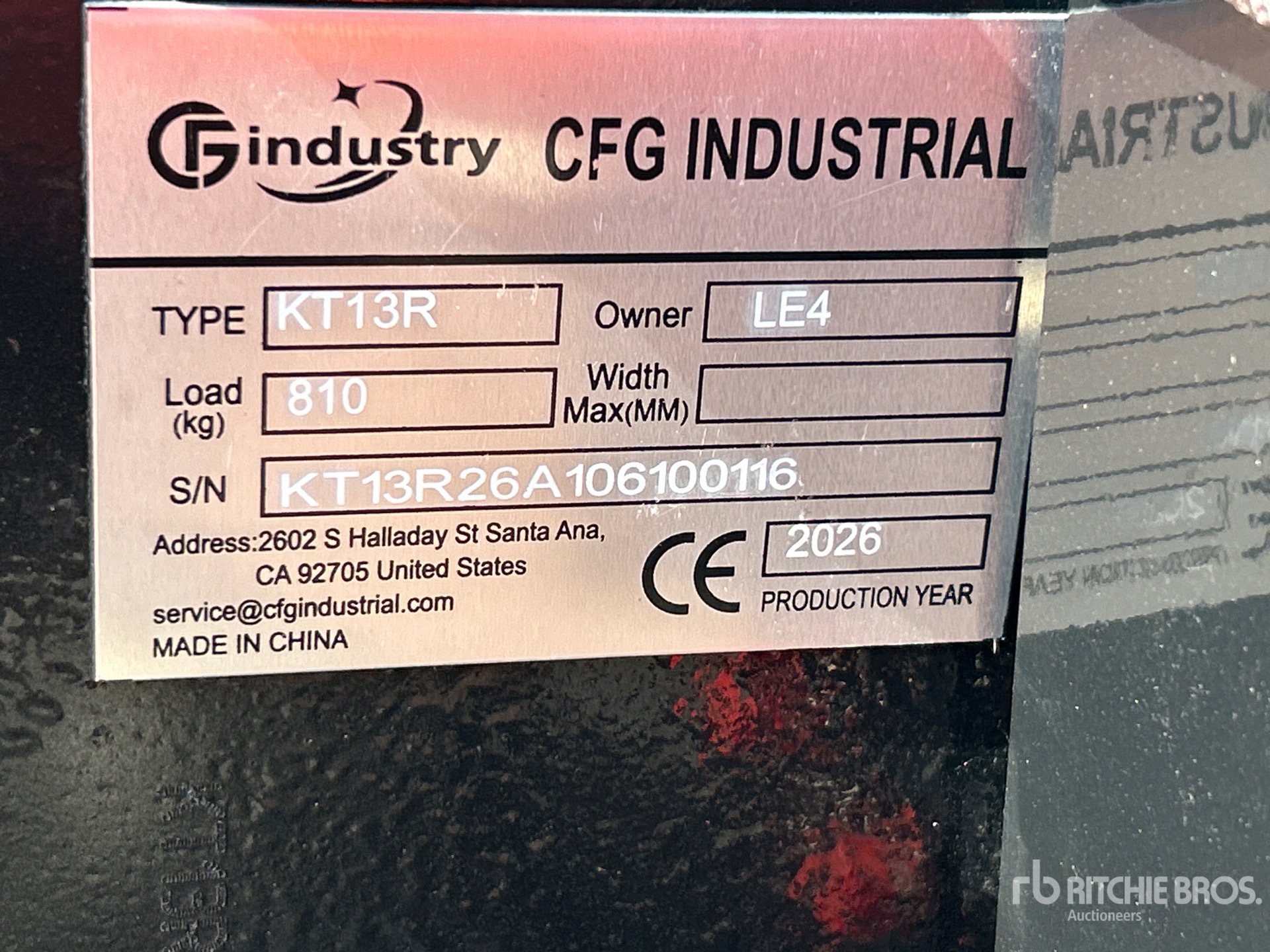 2026 CFG KT13R