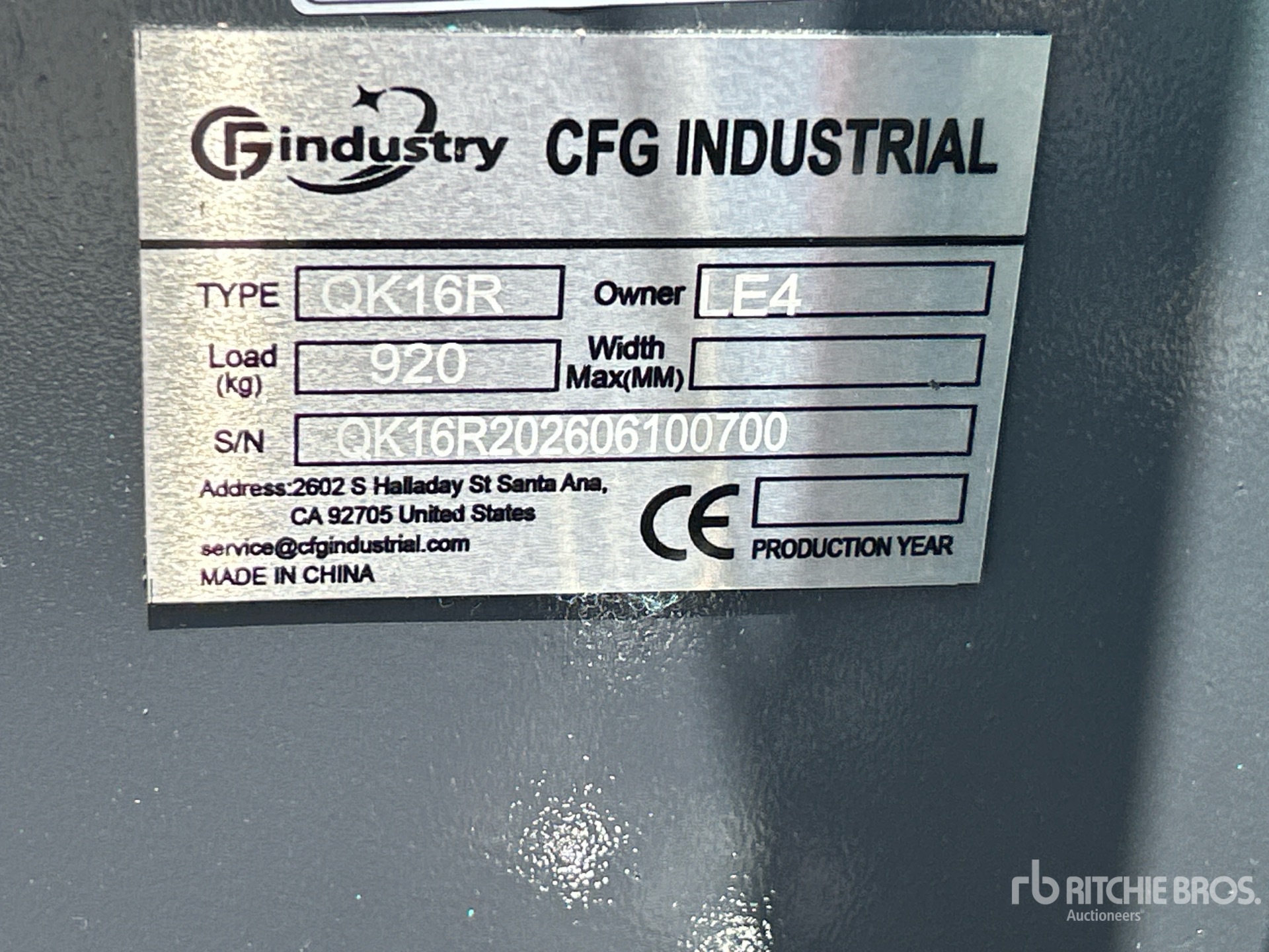 2026 CFG QK16R