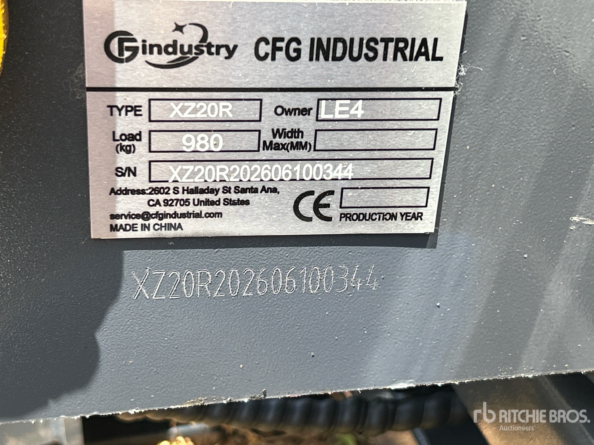 2026 CFG XZ20R