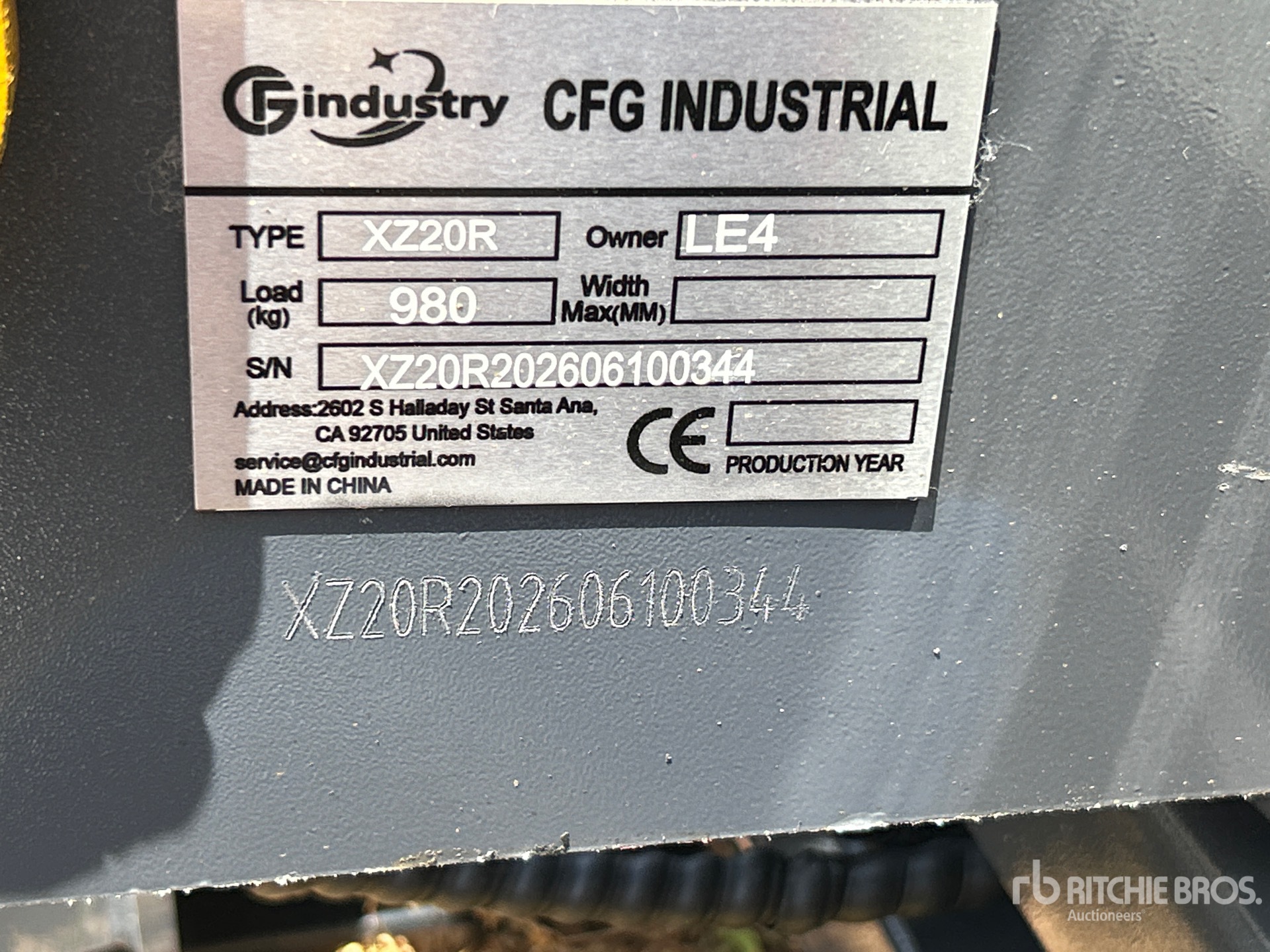 2026 CFG XZ20R
