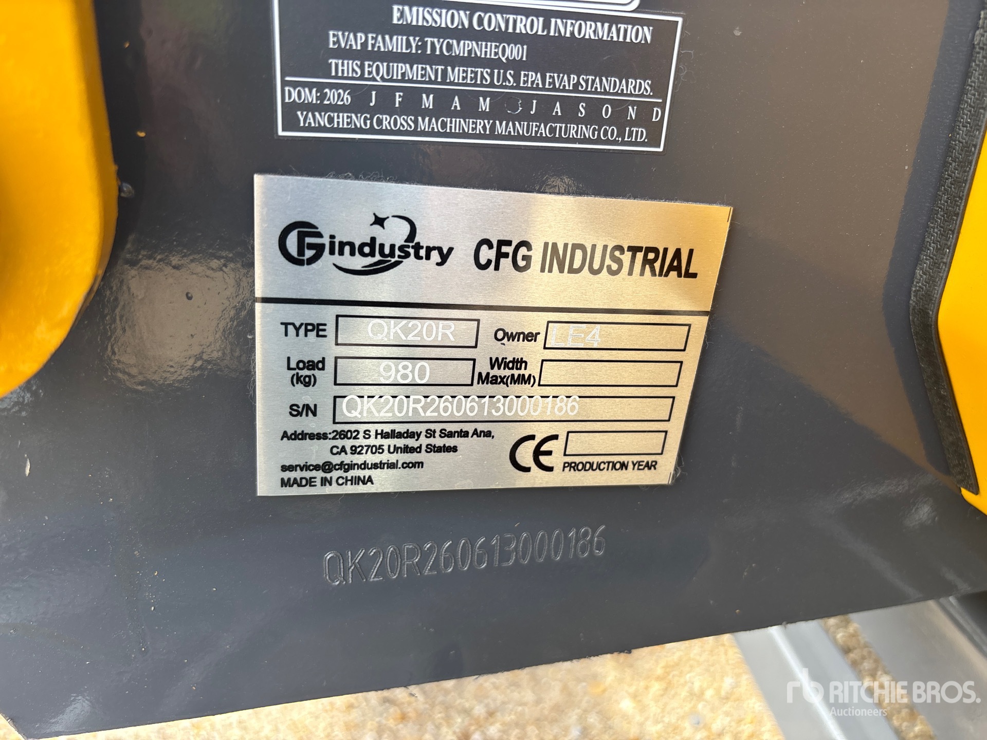 2026 CFG QK20R