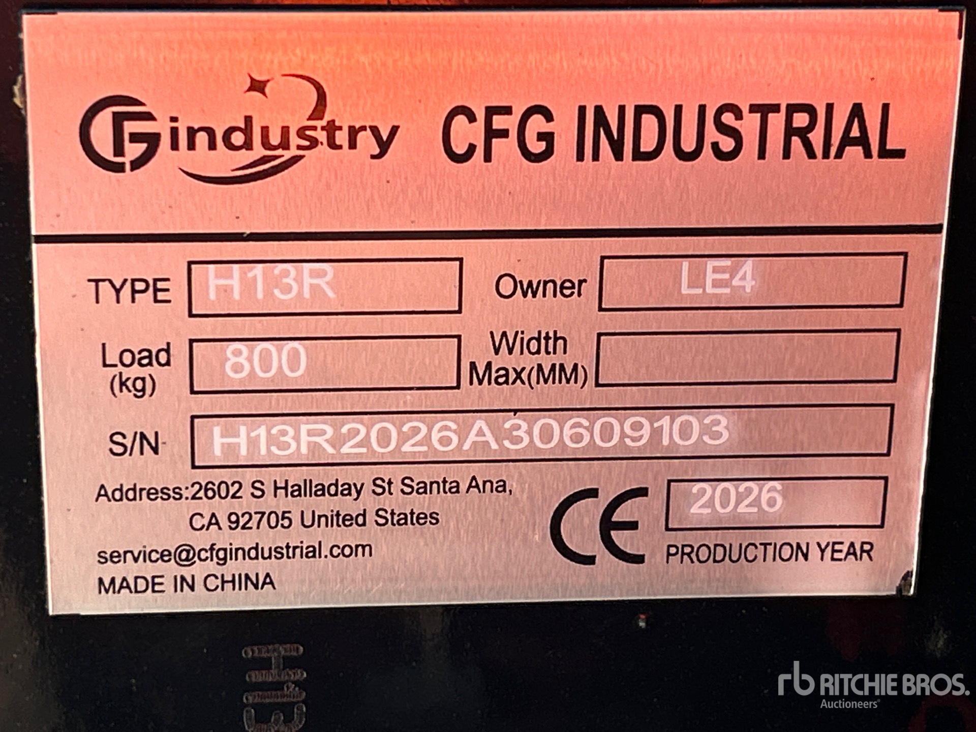 2026 CFG H13R