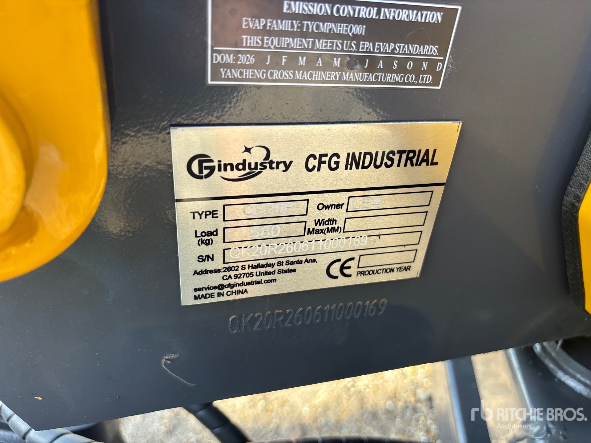 2026 CFG QK20R
