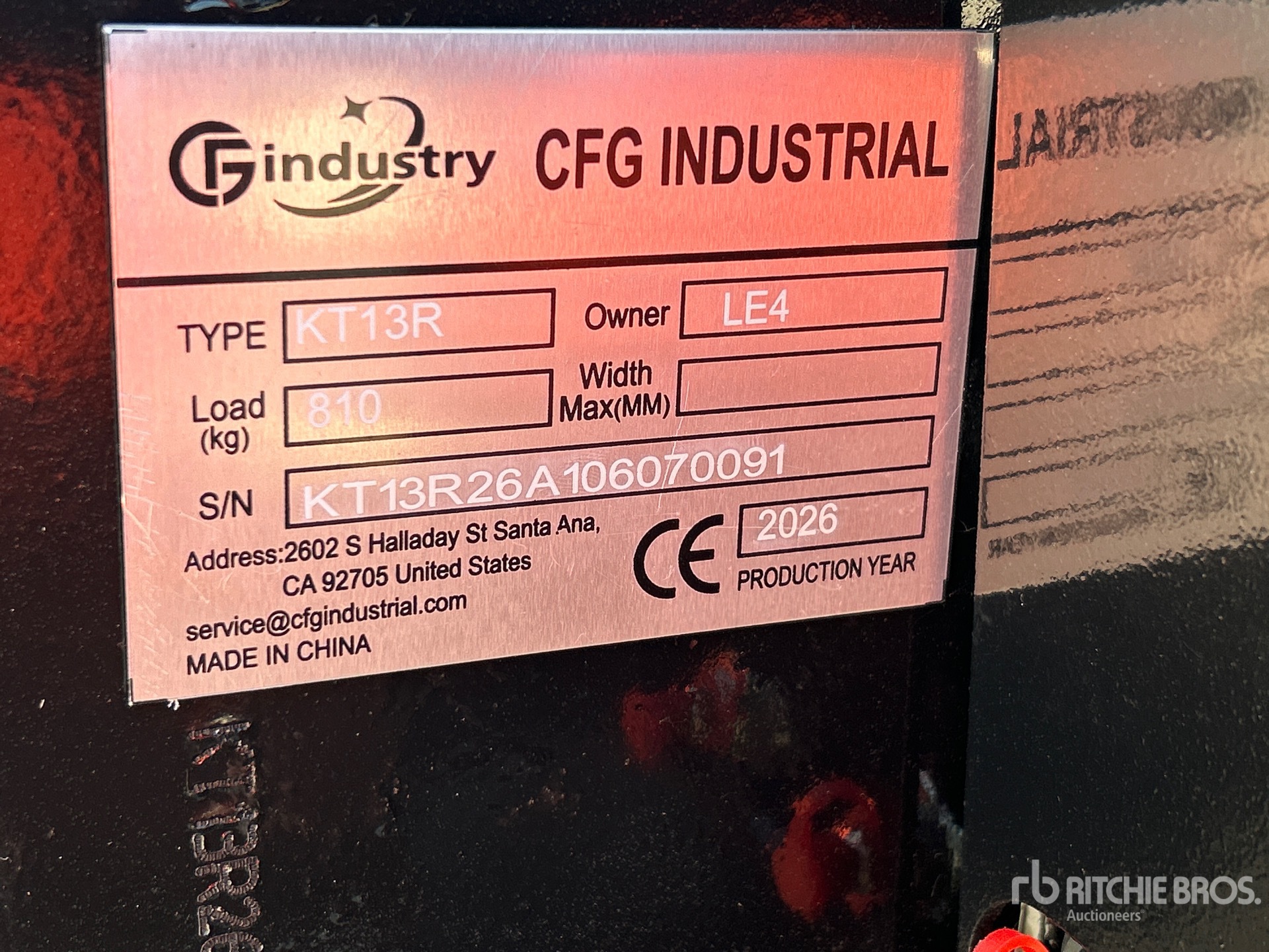 2026 CFG KT13R