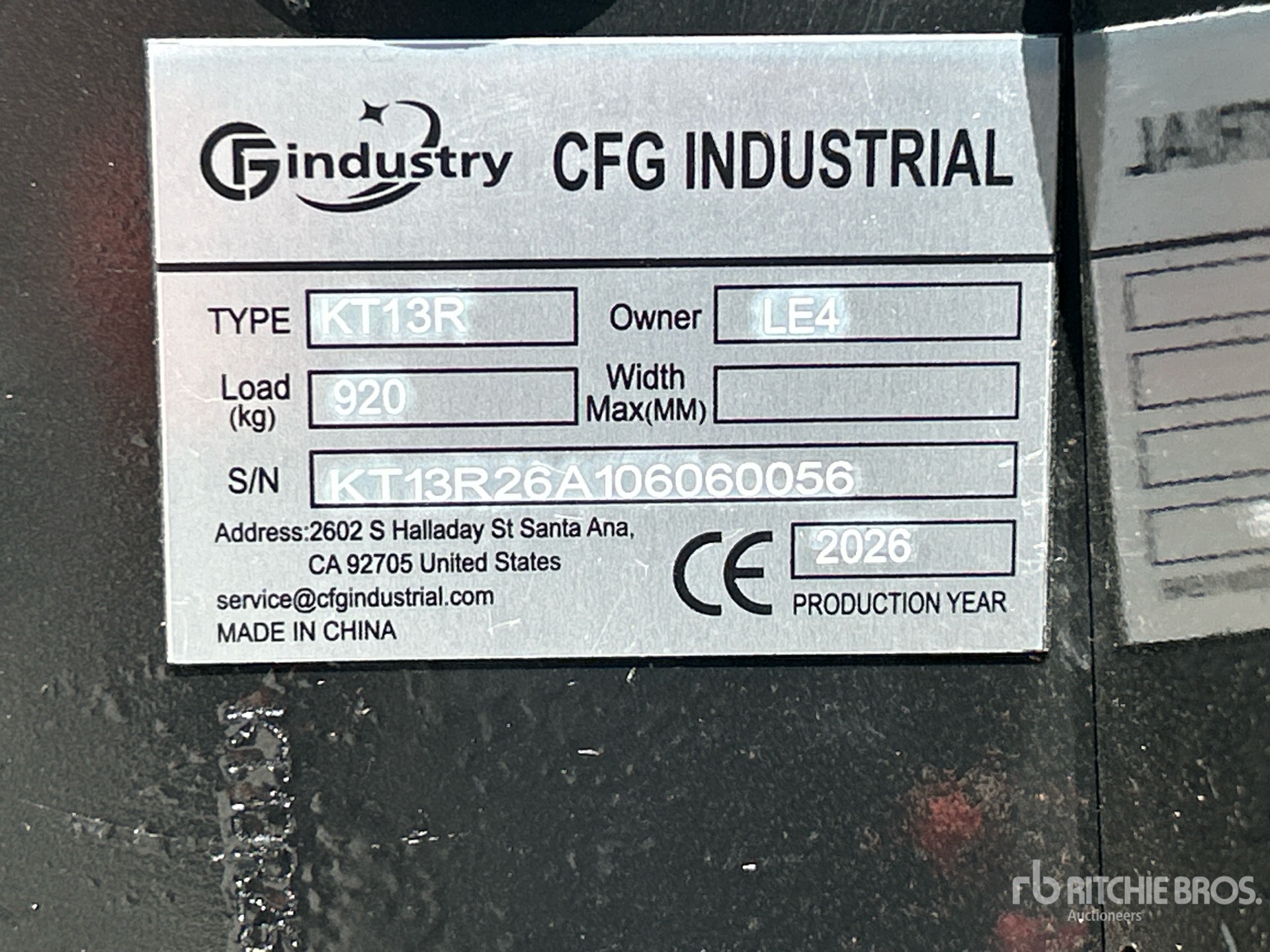 2026 CFG KT13R