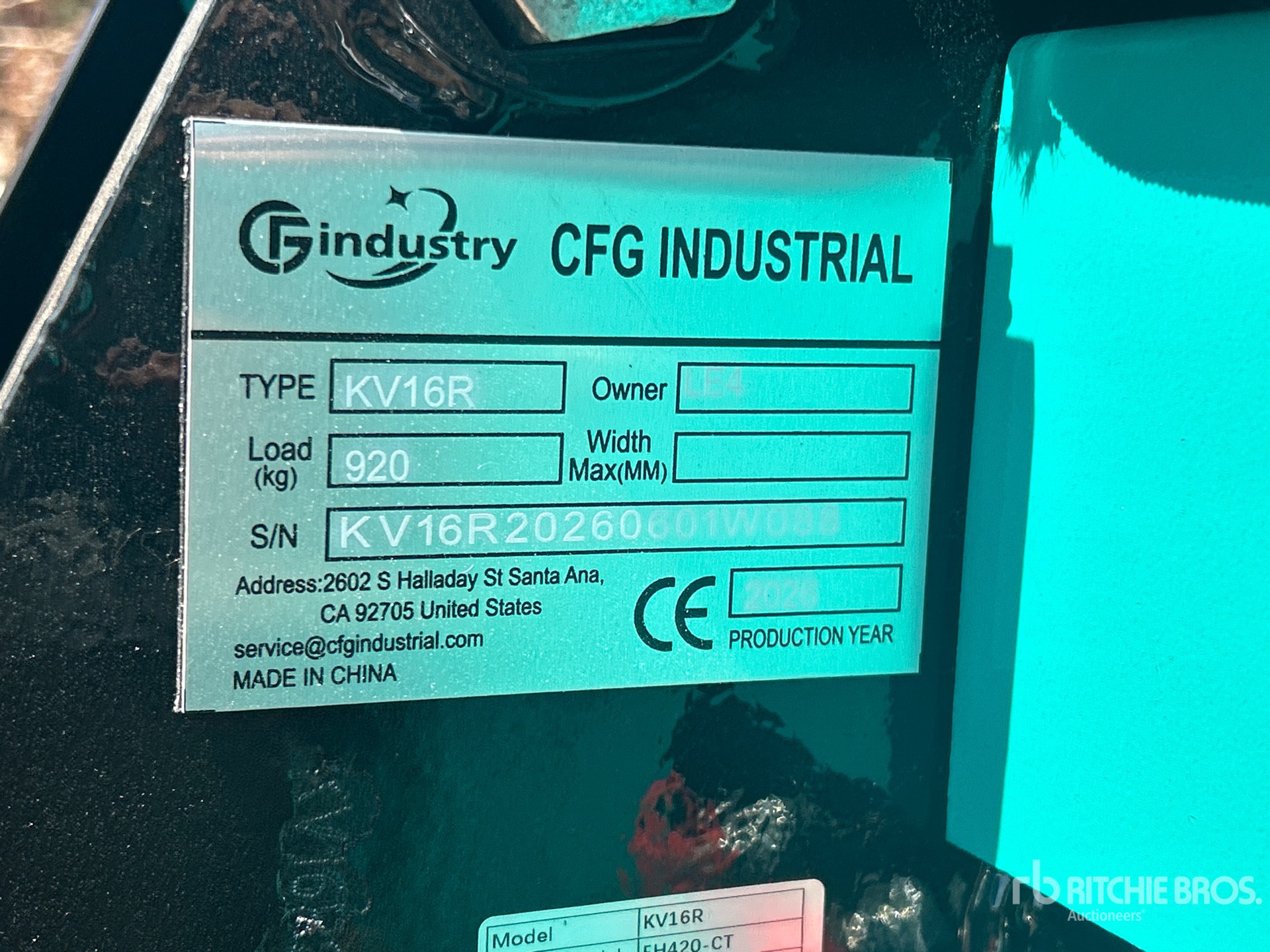 2026 CFG KV16R