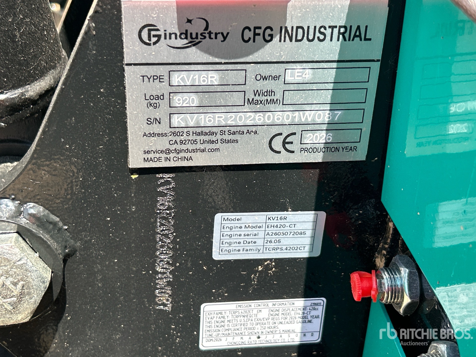 2026 CFG KV16R