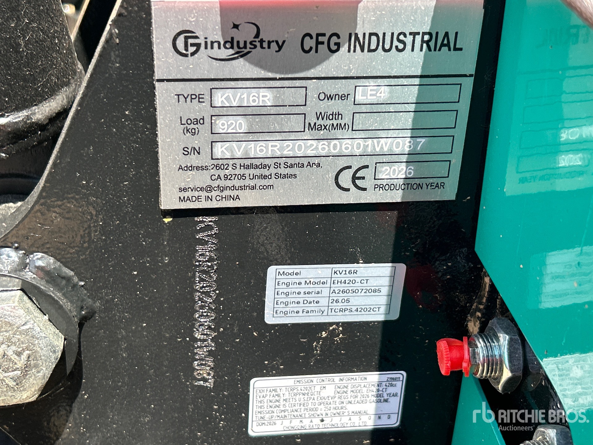 2026 CFG KV16R
