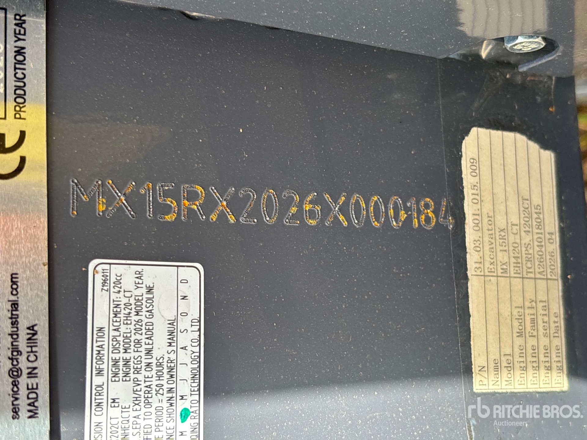 2026 CFG MX15RX