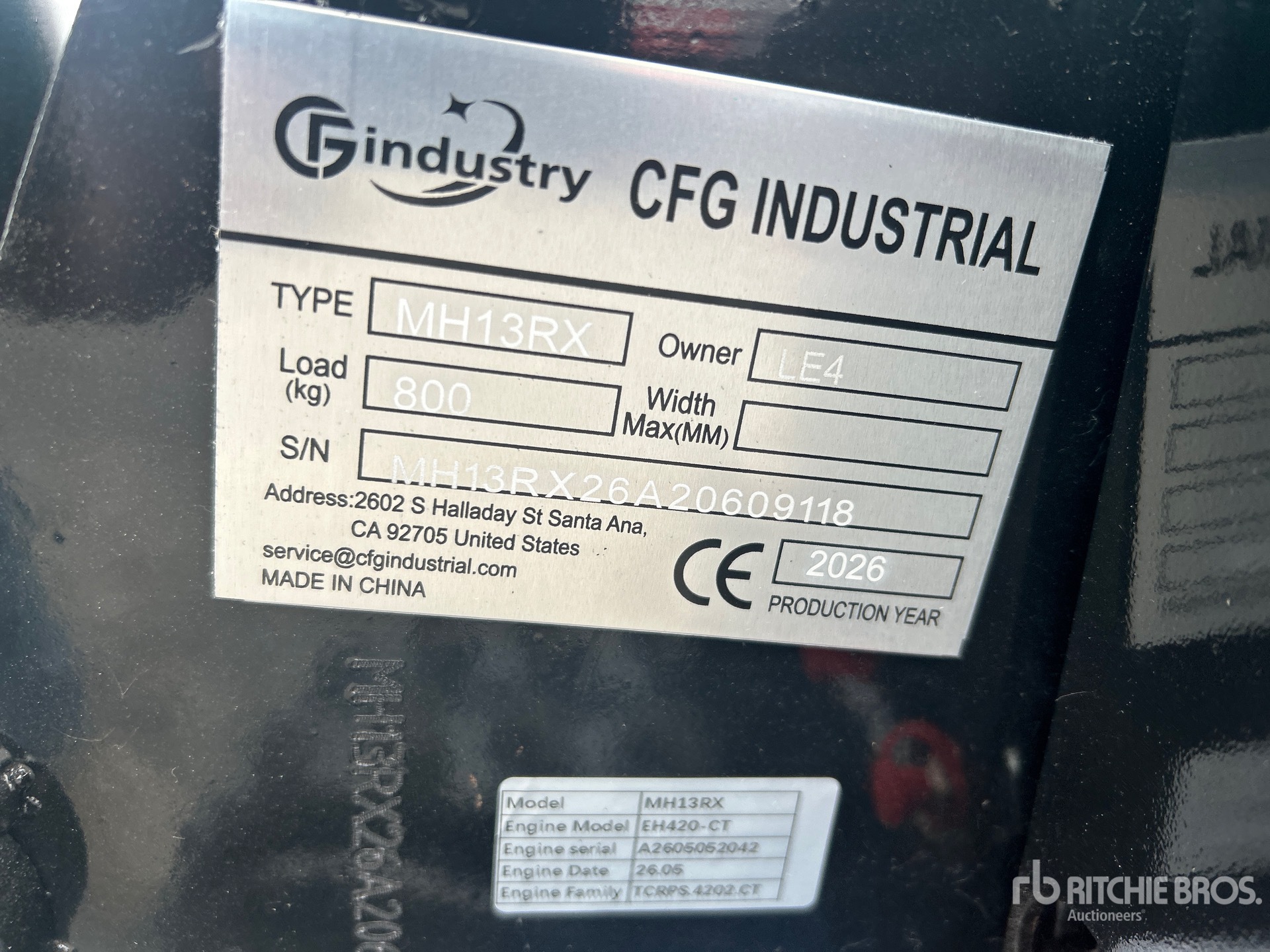 2026 CFG MH13RX