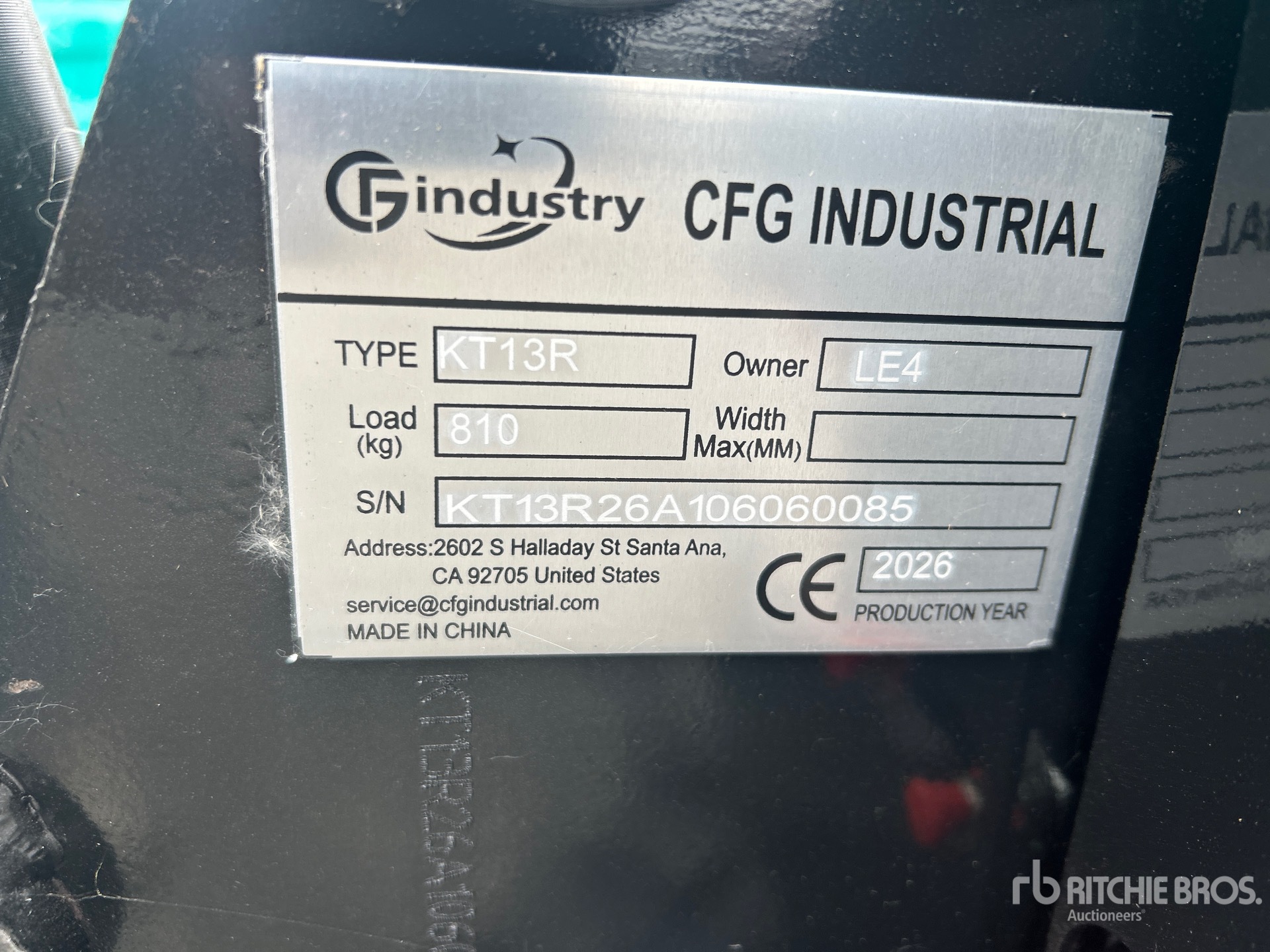 2026 CFG KT13R