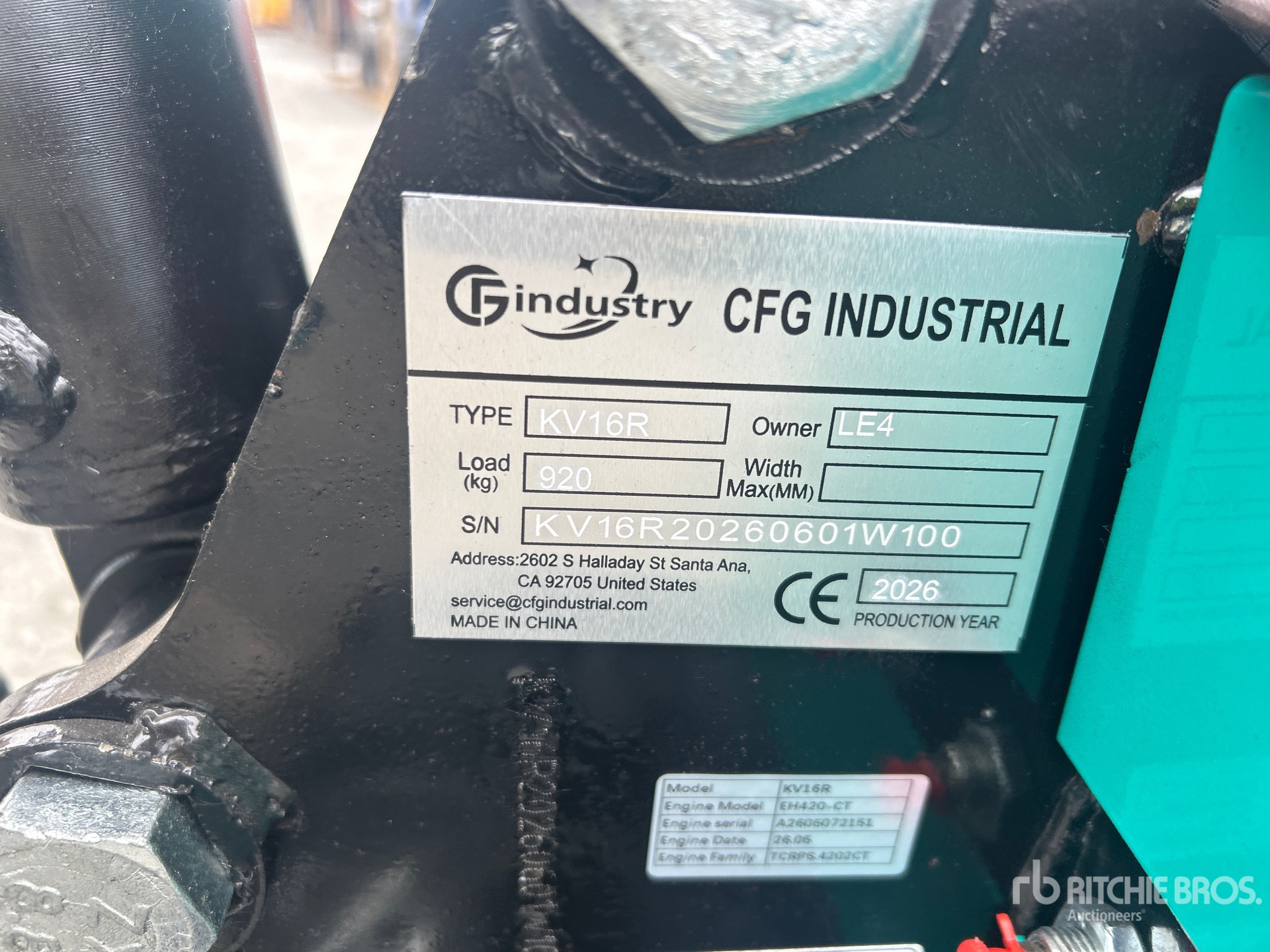 2026 CFG KV16R