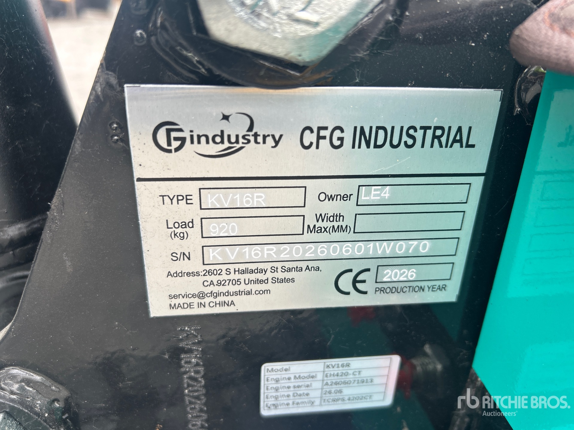 2026 CFG KV16R