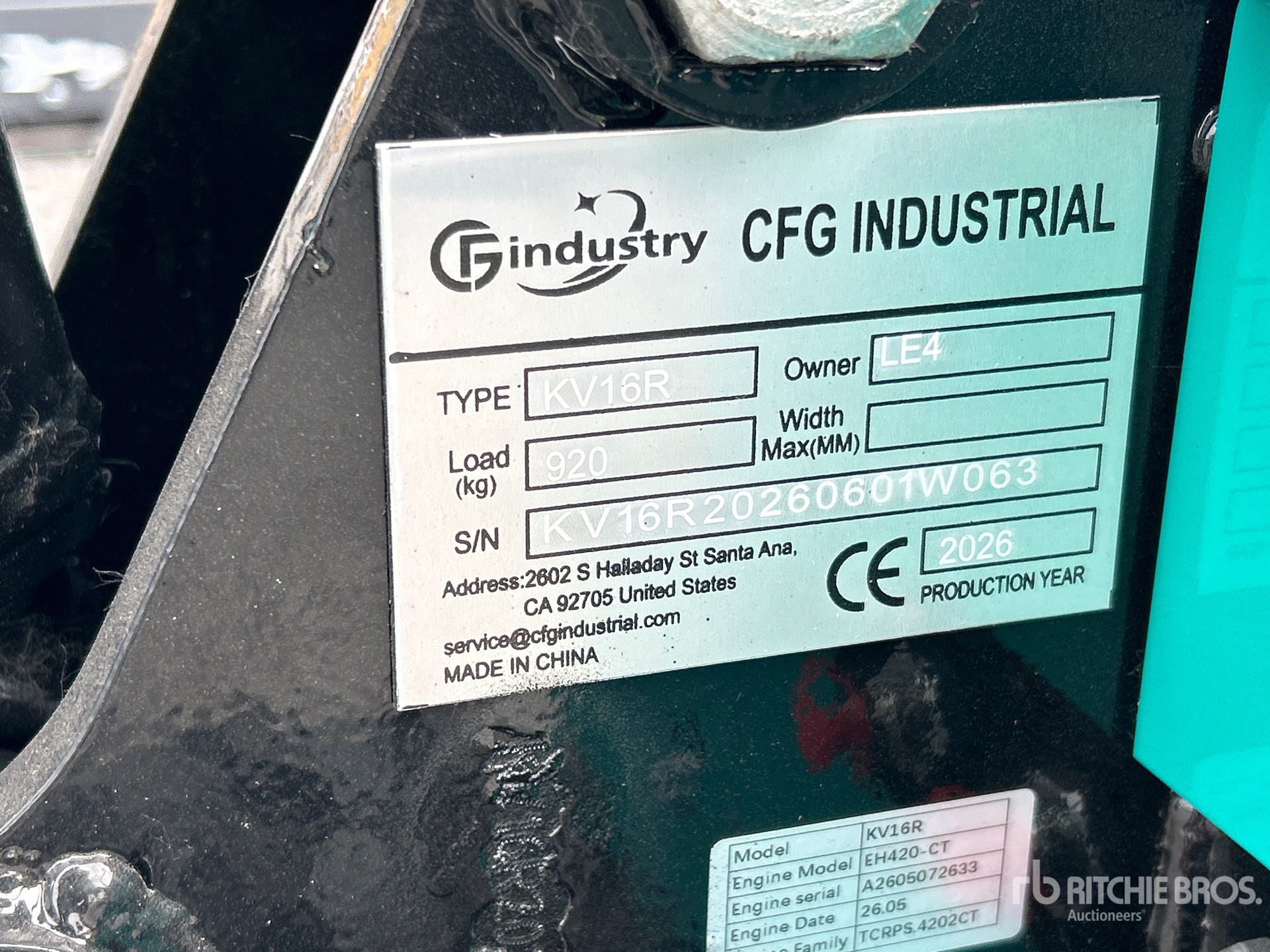 2026 CFG KV16R