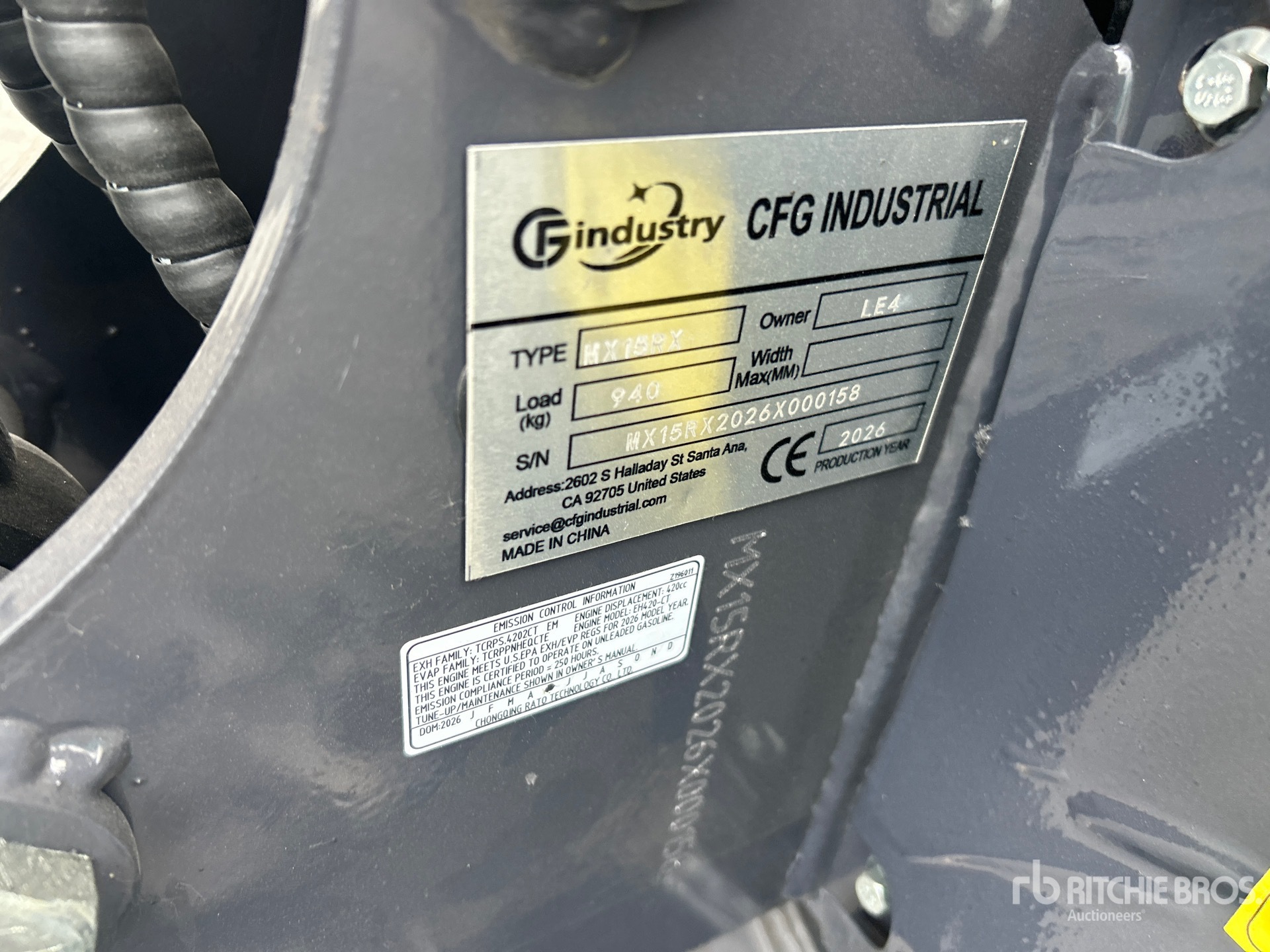 2026 CFG MX15RX